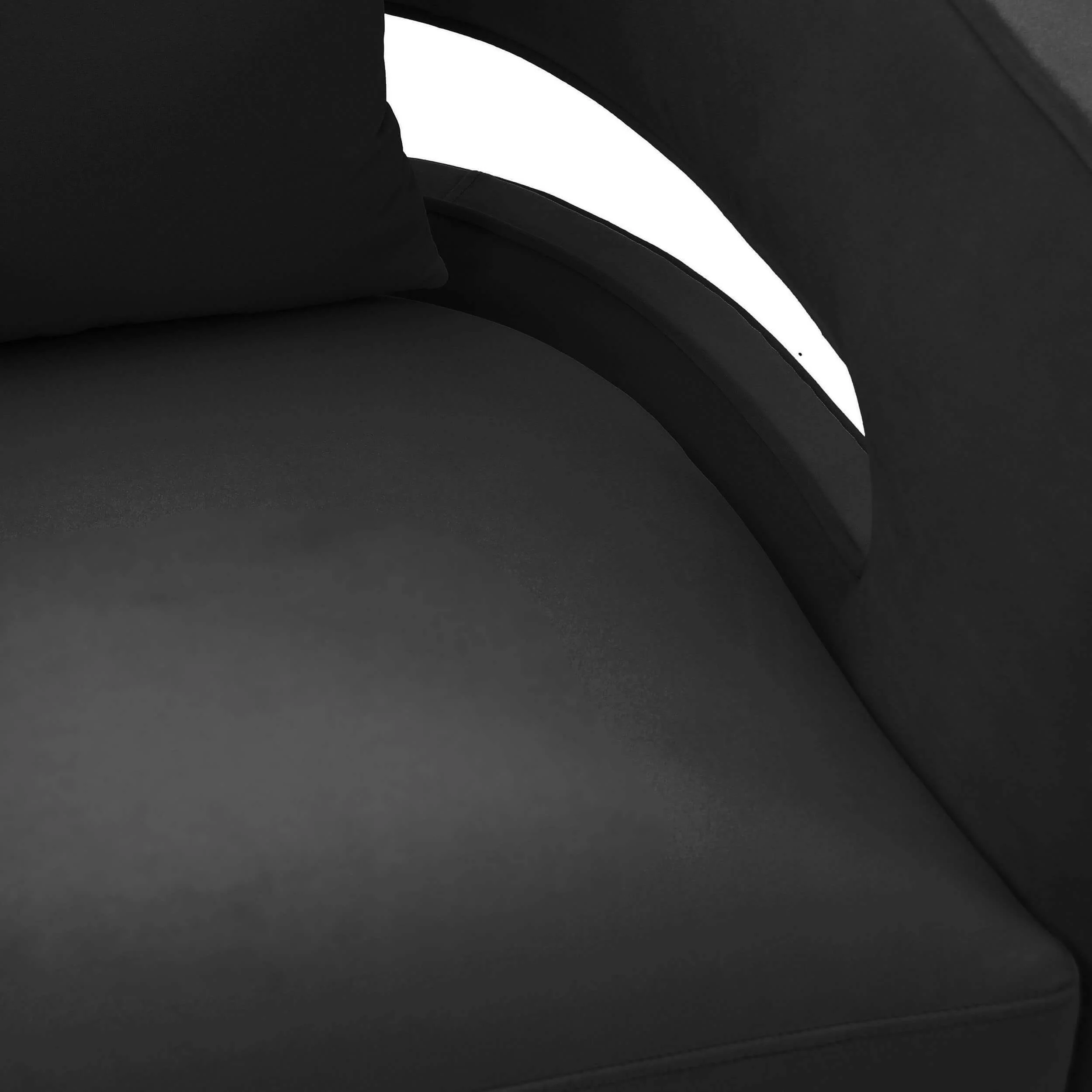Kenneth Swivel Chair, Black - Image 4