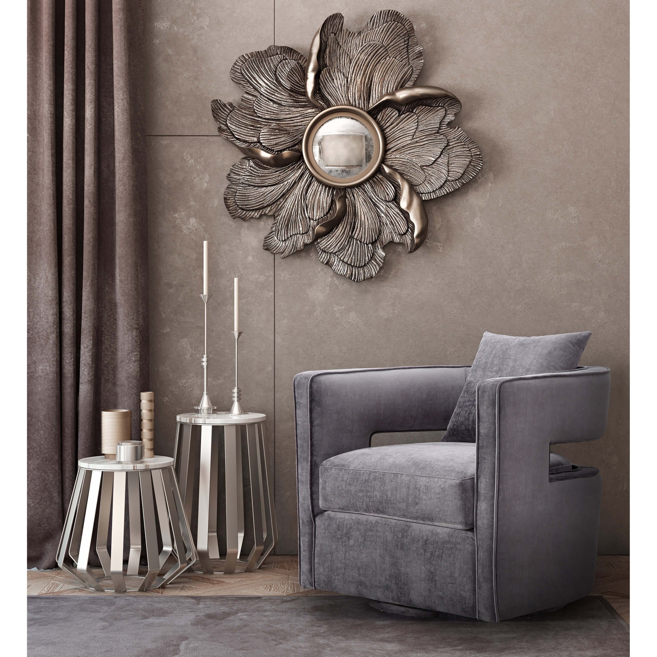 Kenneth Swivel Chair, Grey - Image 6