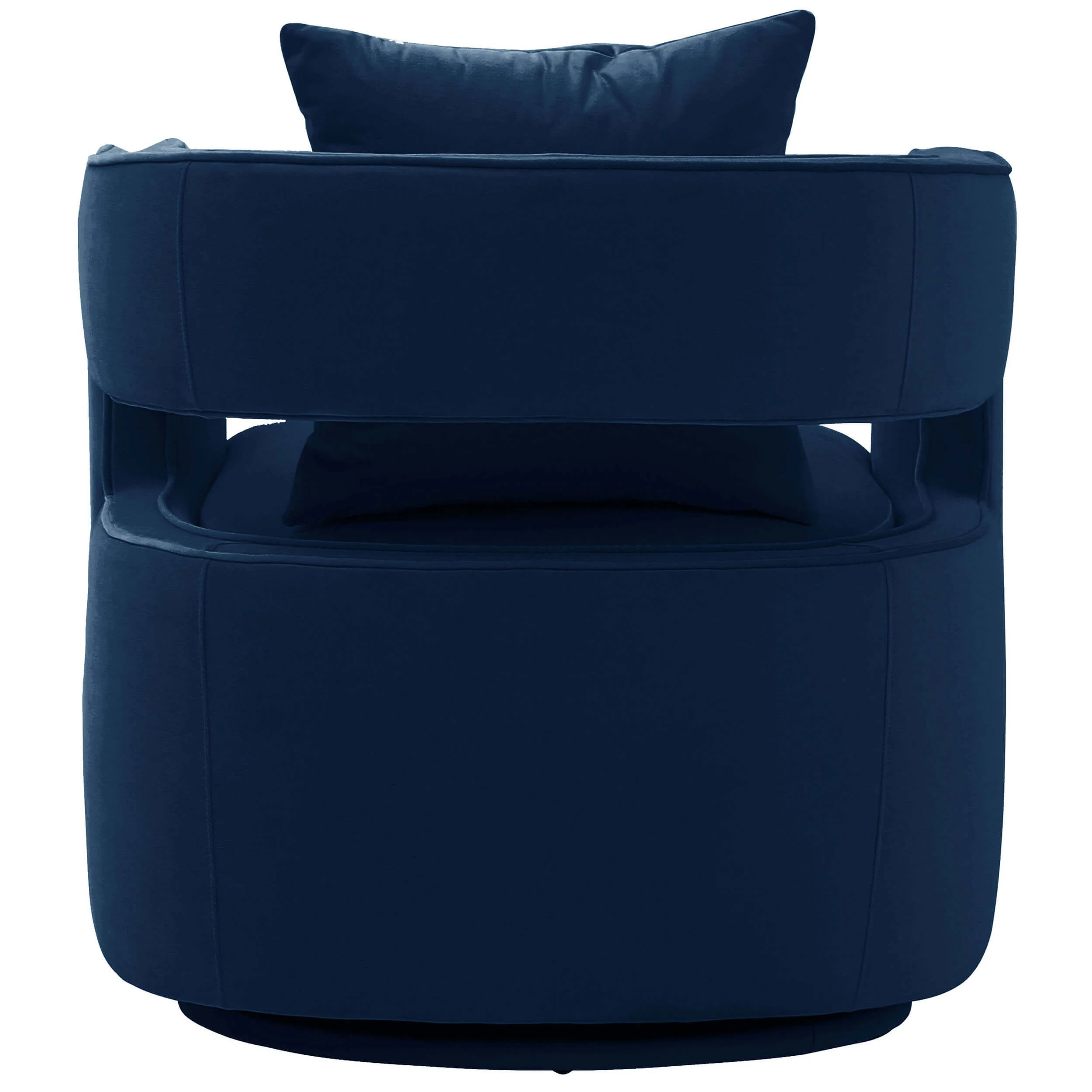 Kenneth Swivel Chair, Navy - Image 3