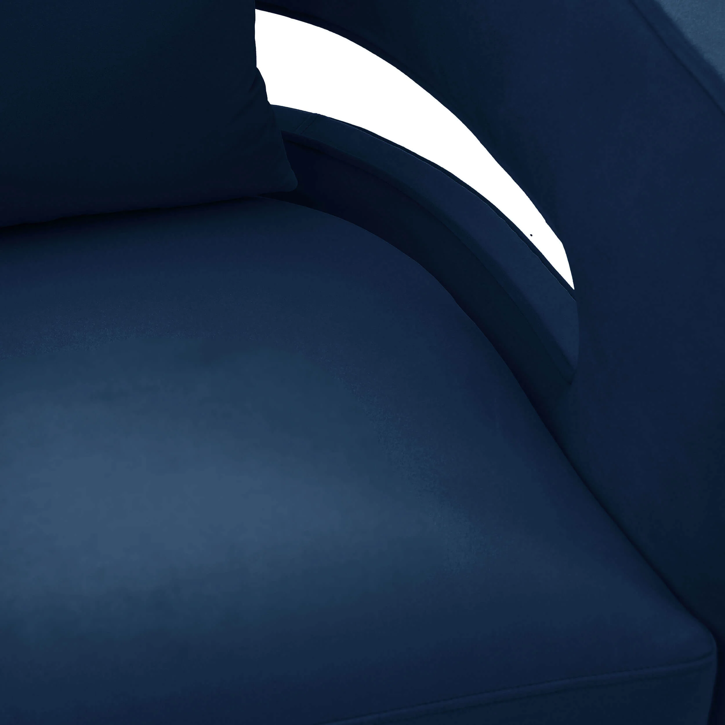 Kenneth Swivel Chair, Navy - Image 4