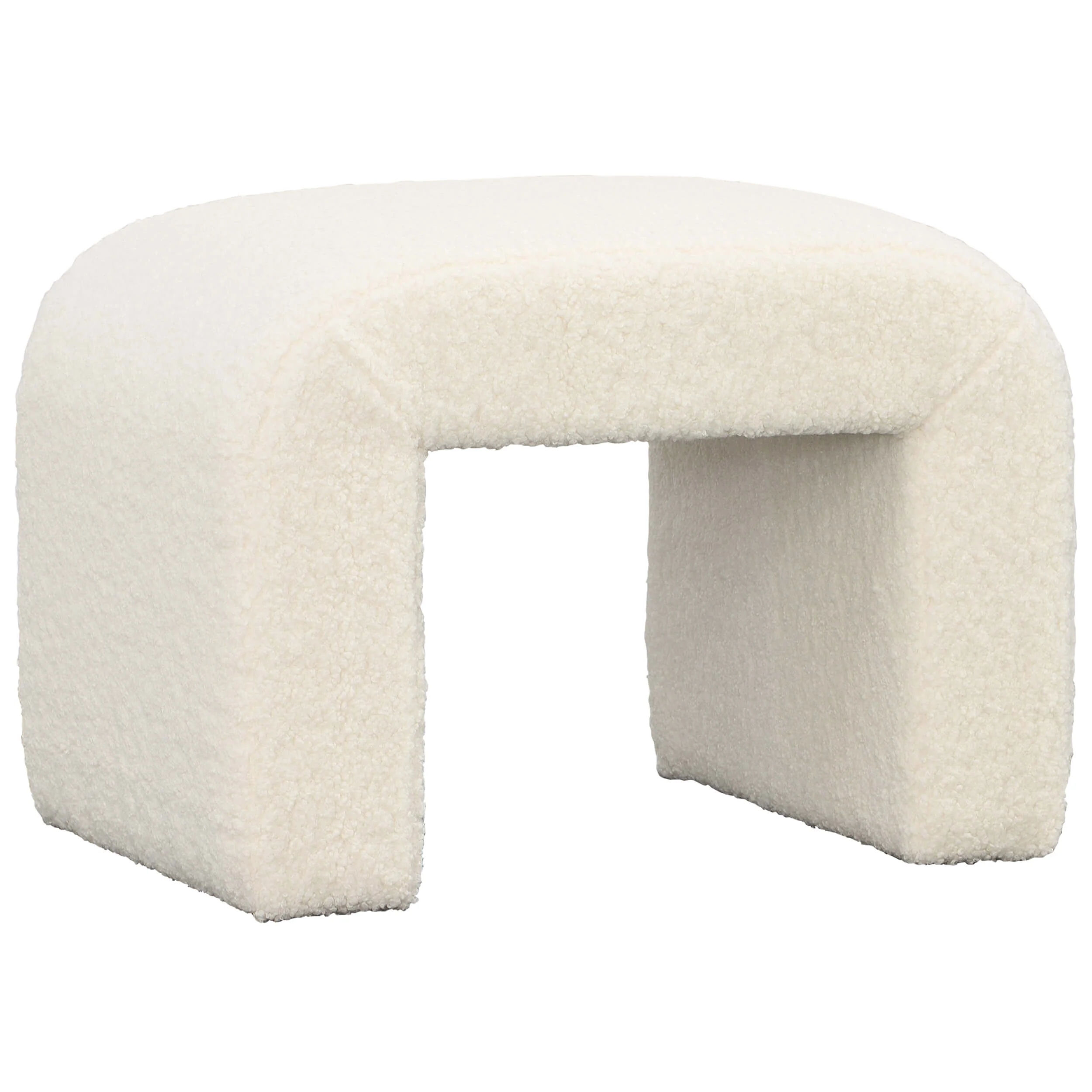 Kenneth Small Bench, Cream