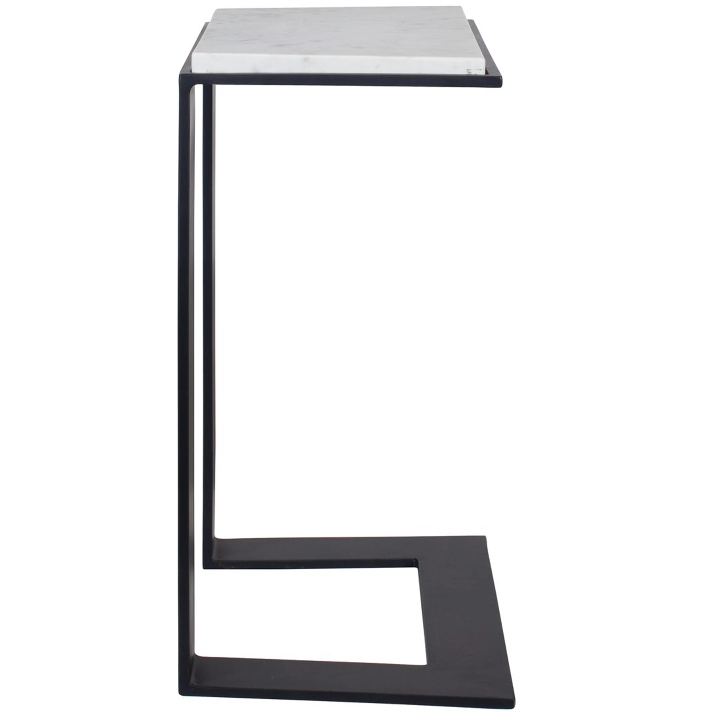 Kenora Accent Table, White Marble - Image 3