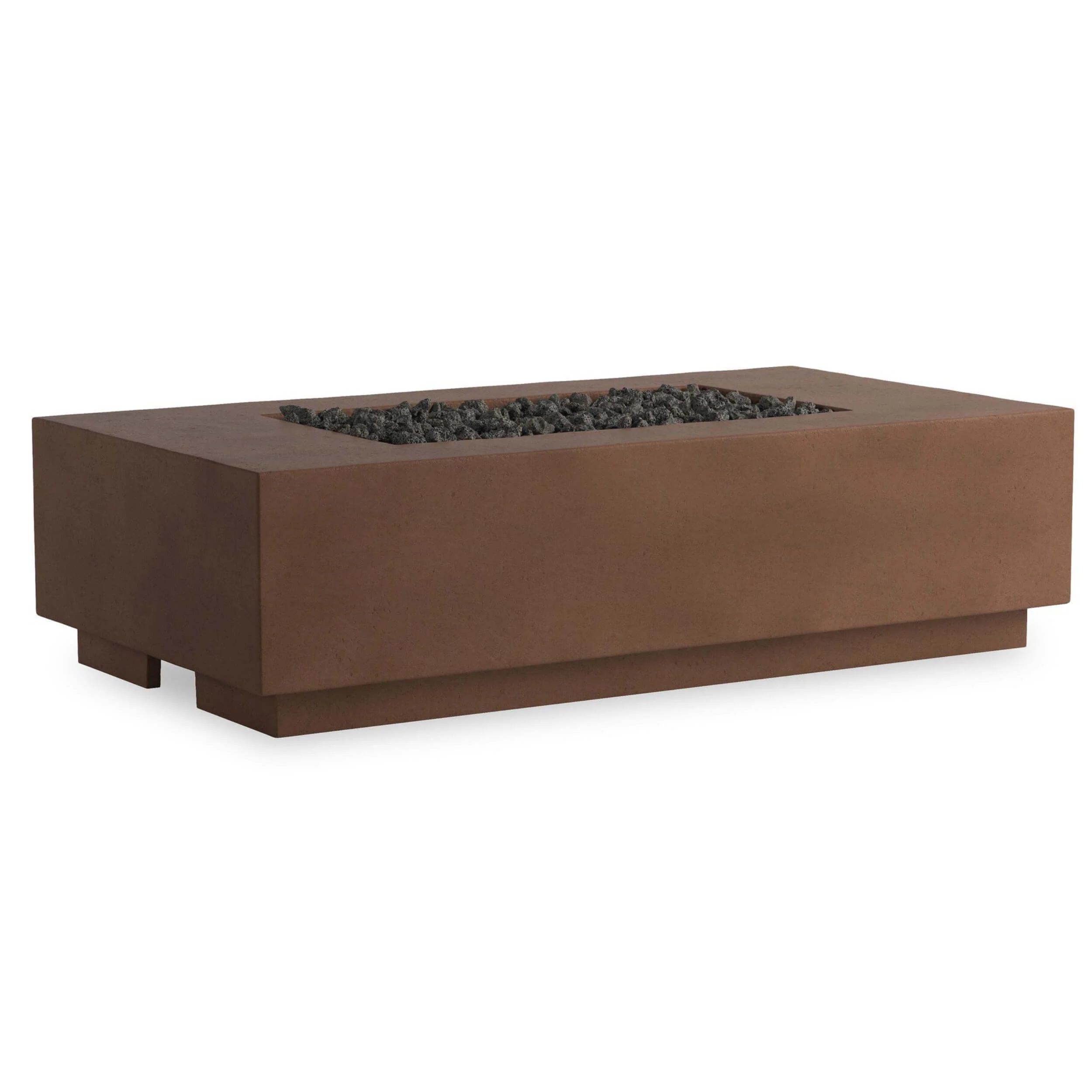 Kenton Outdoor Fire Table, Clay Concrete by Four Hands