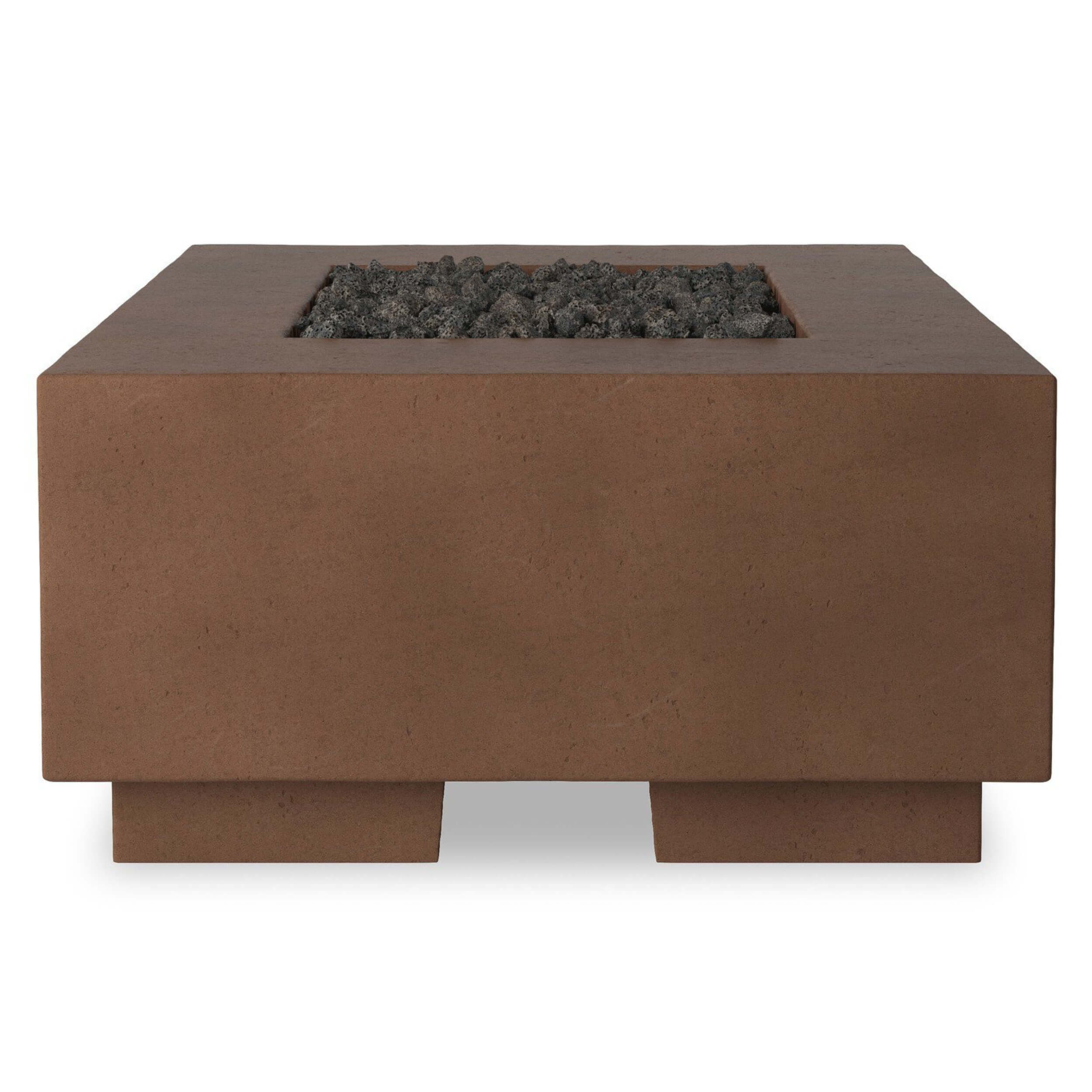 Kenton Outdoor Fire Table, Clay Concrete by Four Hands - Image 3
