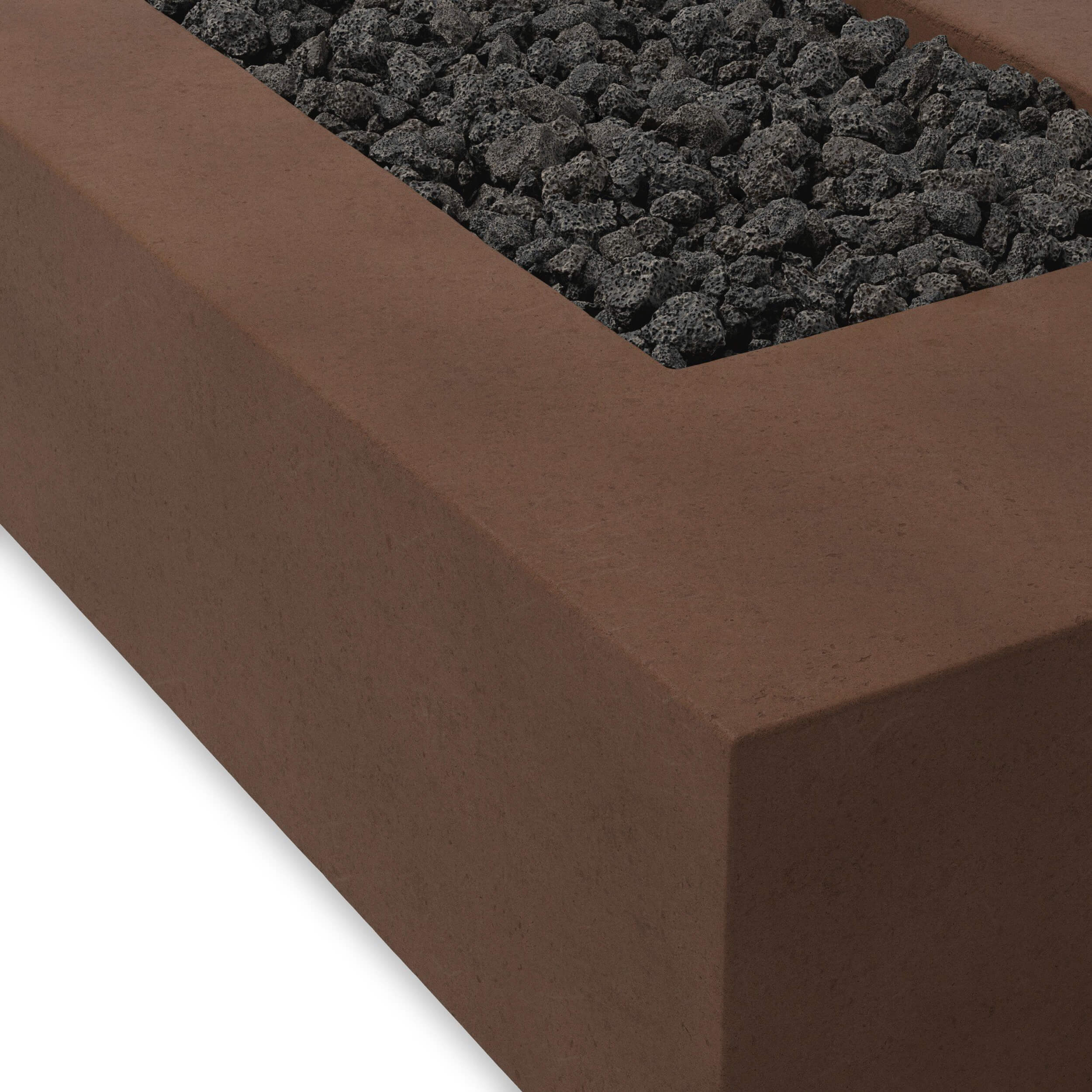 Kenton Outdoor Fire Table, Clay Concrete by Four Hands - Image 6