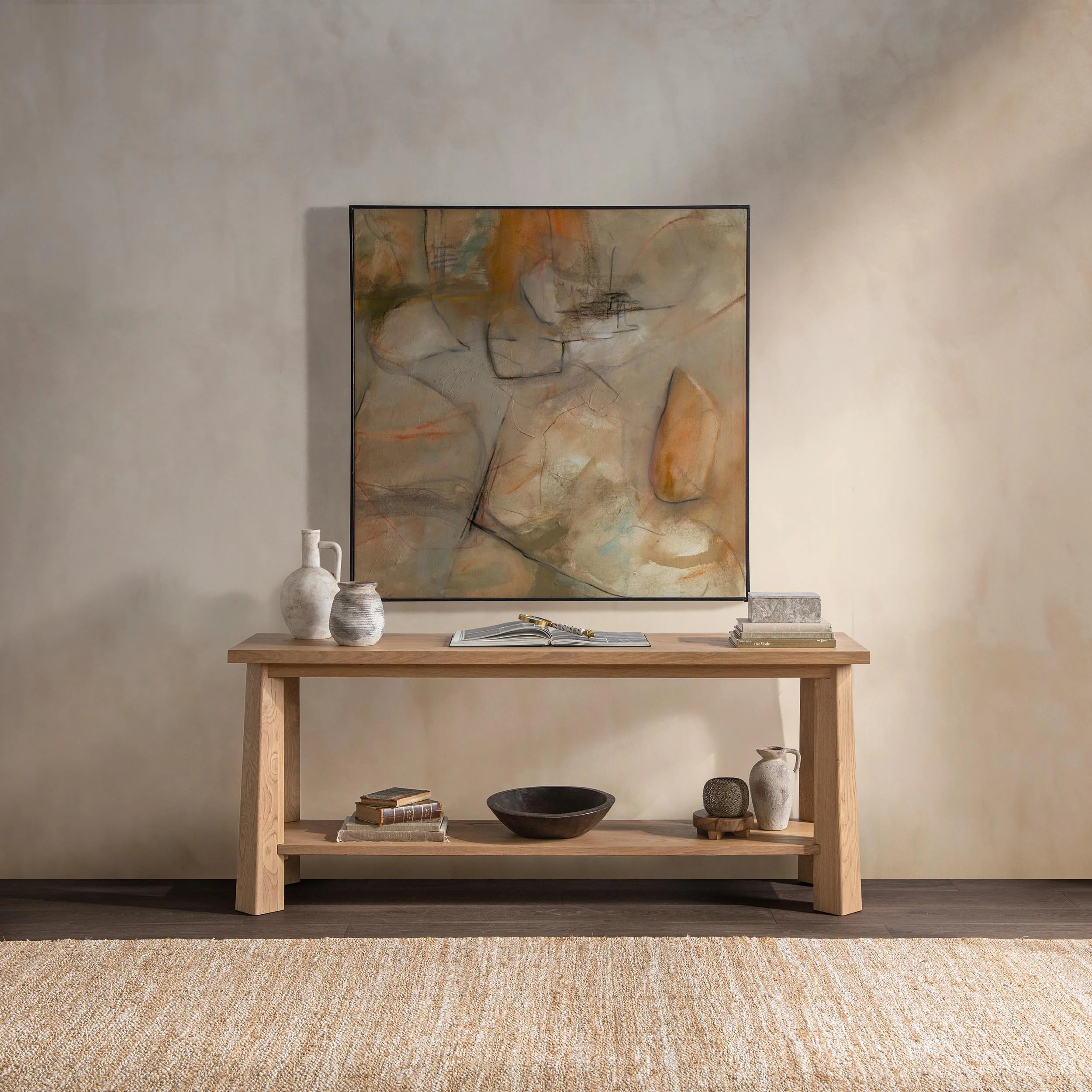 Kenzie Console Table, Natural Mist - Image 6