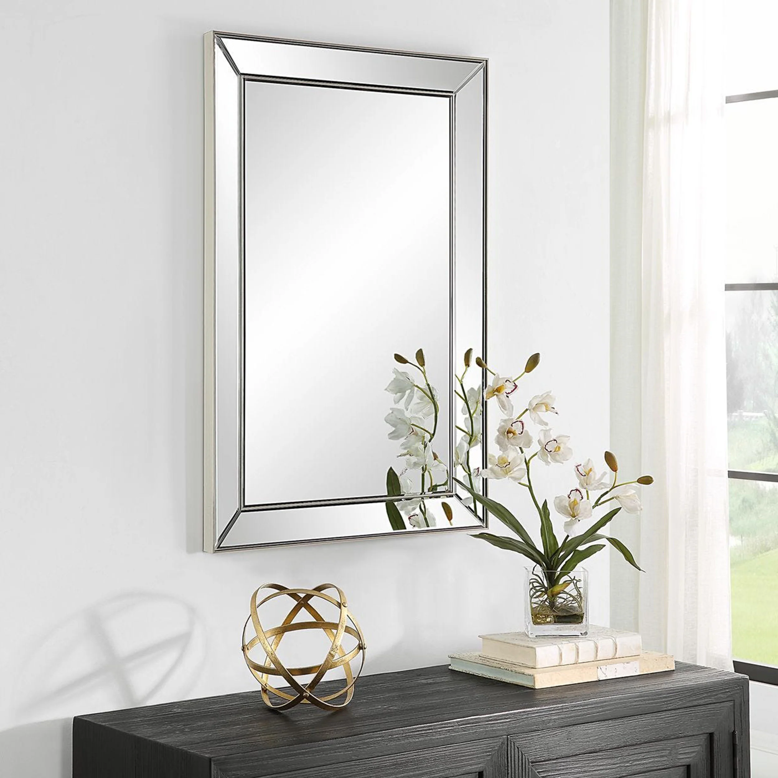 Keoni Mirror, Silver - Image 4
