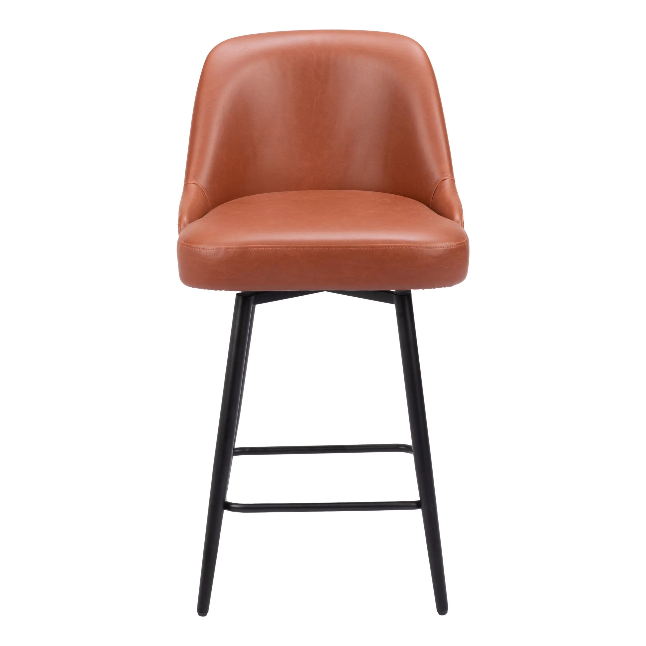 Keppel Swivel Counter Stool, Brown - Image 2