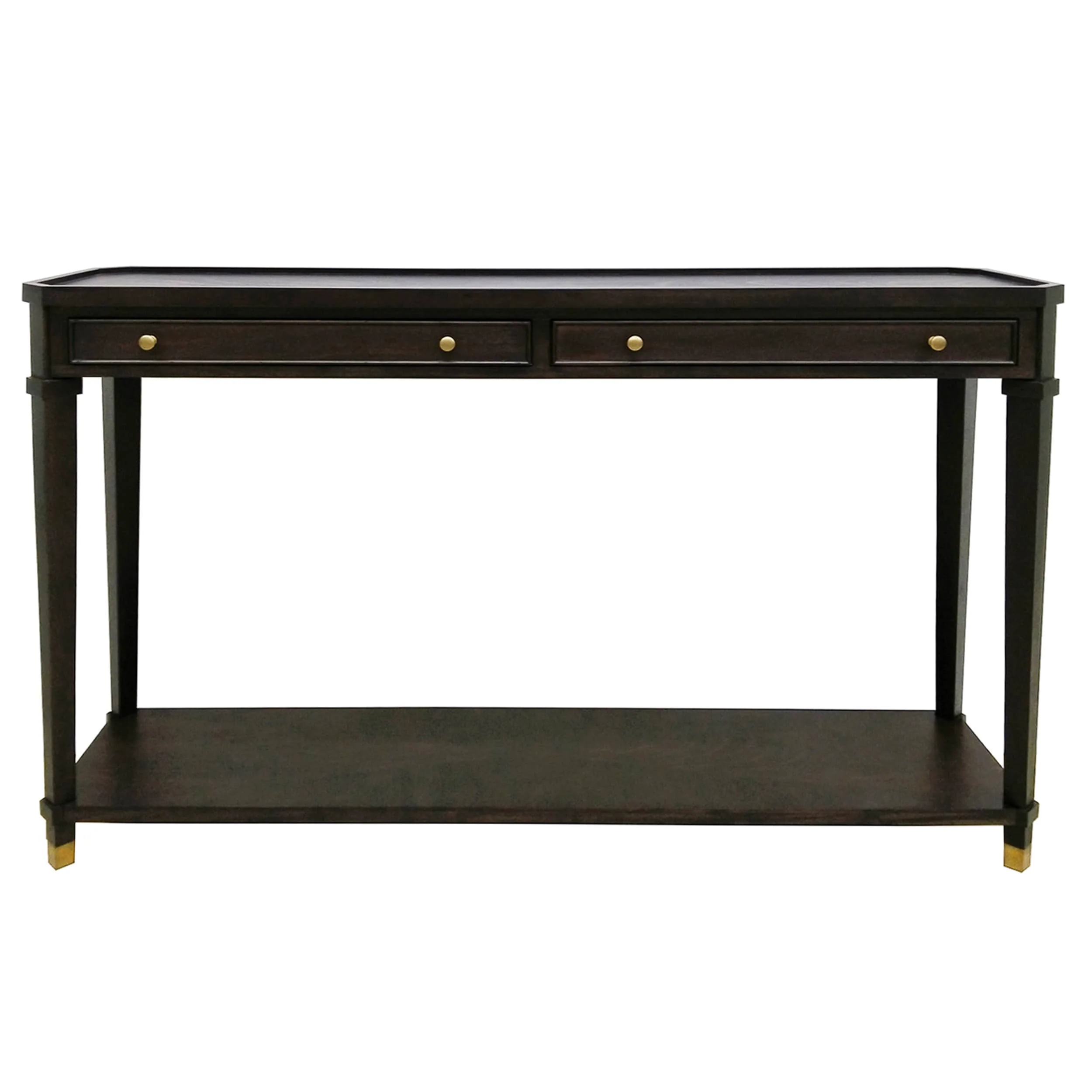 Carrington Console Table, Dark Brown - Image 2