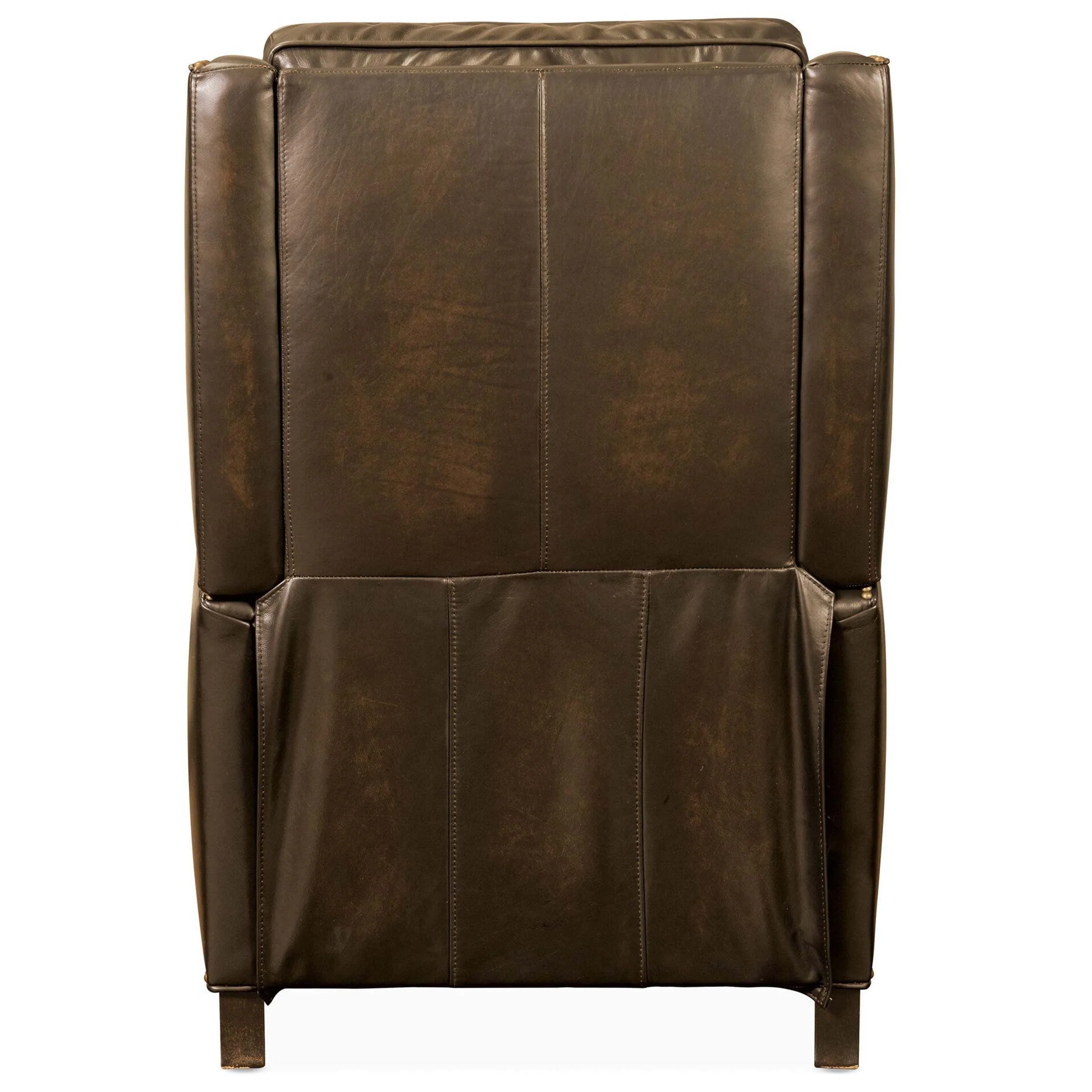 Kerley Leather Manual Push Back Recliner, Sarzana Fortress - Image 3