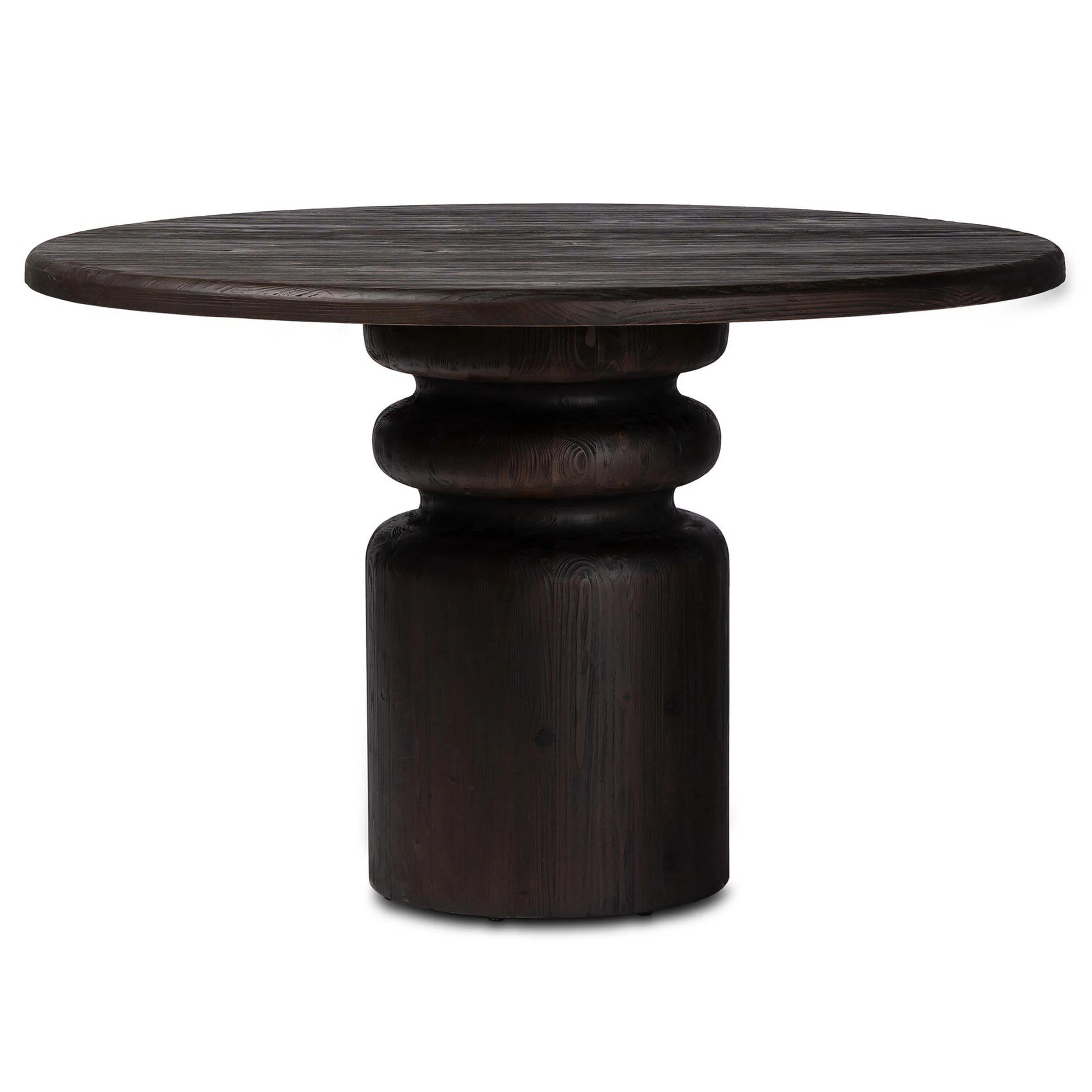 Kerrville Round Dining Table, Burnt Pine