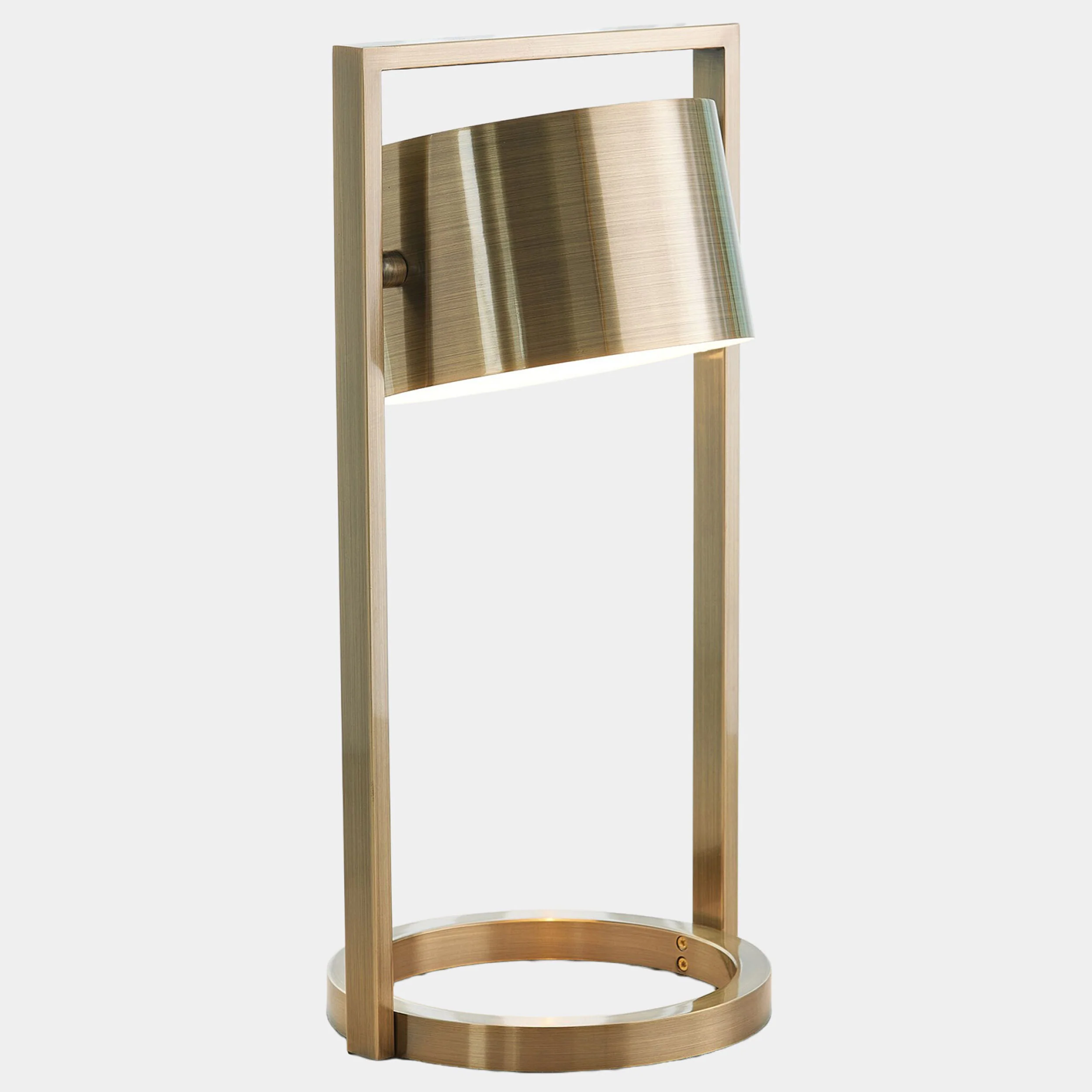 Key Light Table Lamp, Antique Brass - Image 3