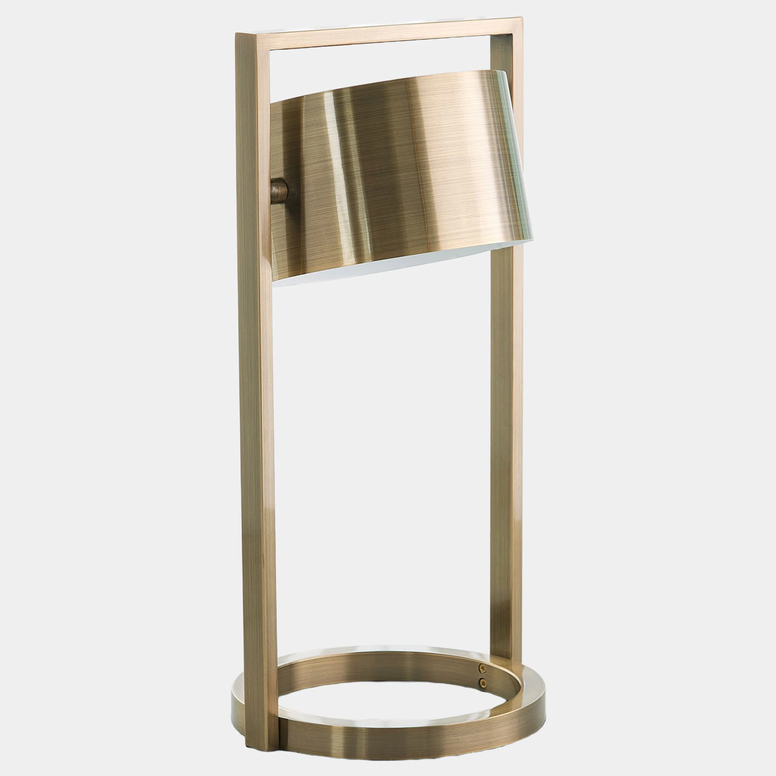 Key Light Table Lamp, Antique Brass - Image 5