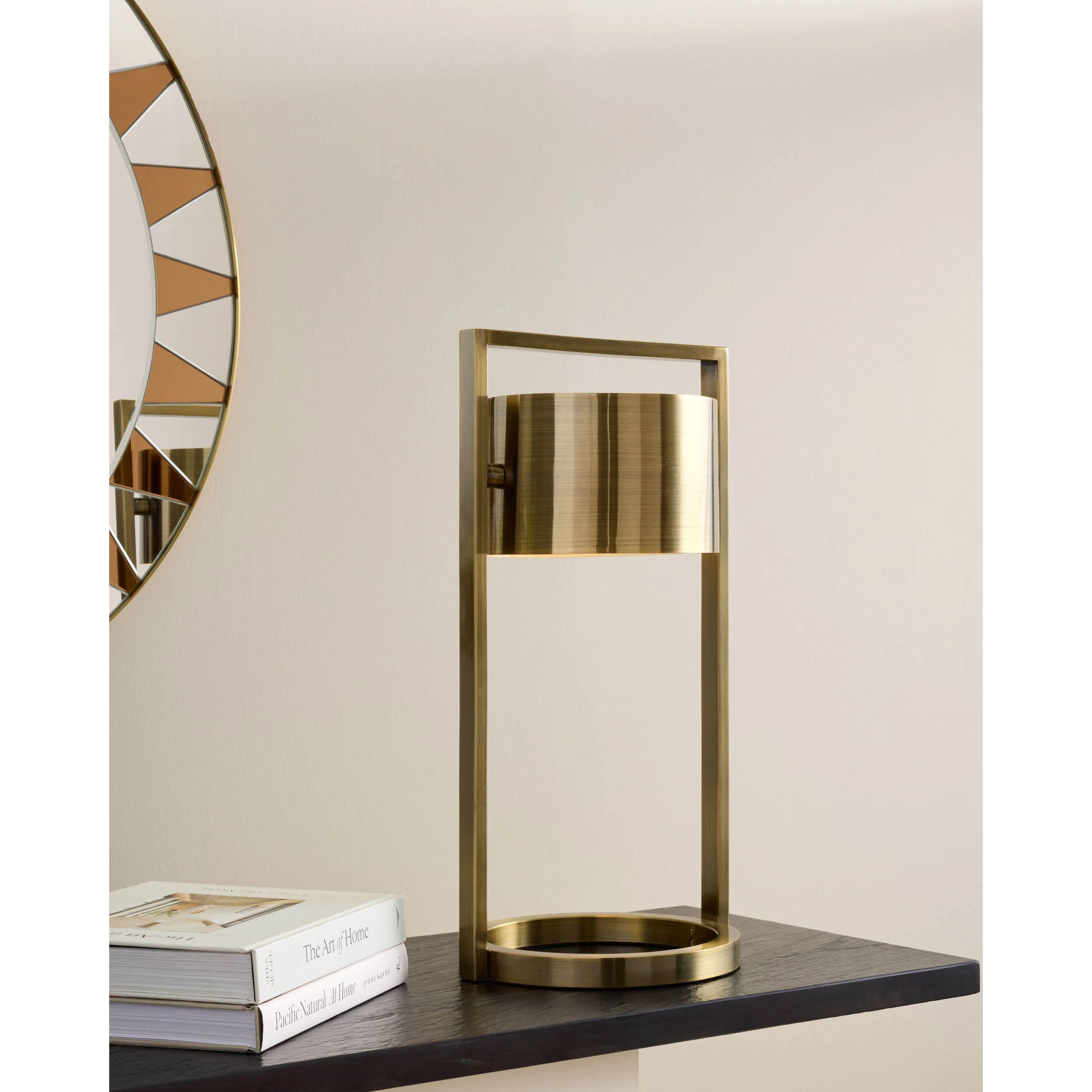 Key Light Table Lamp, Antique Brass - Image 8