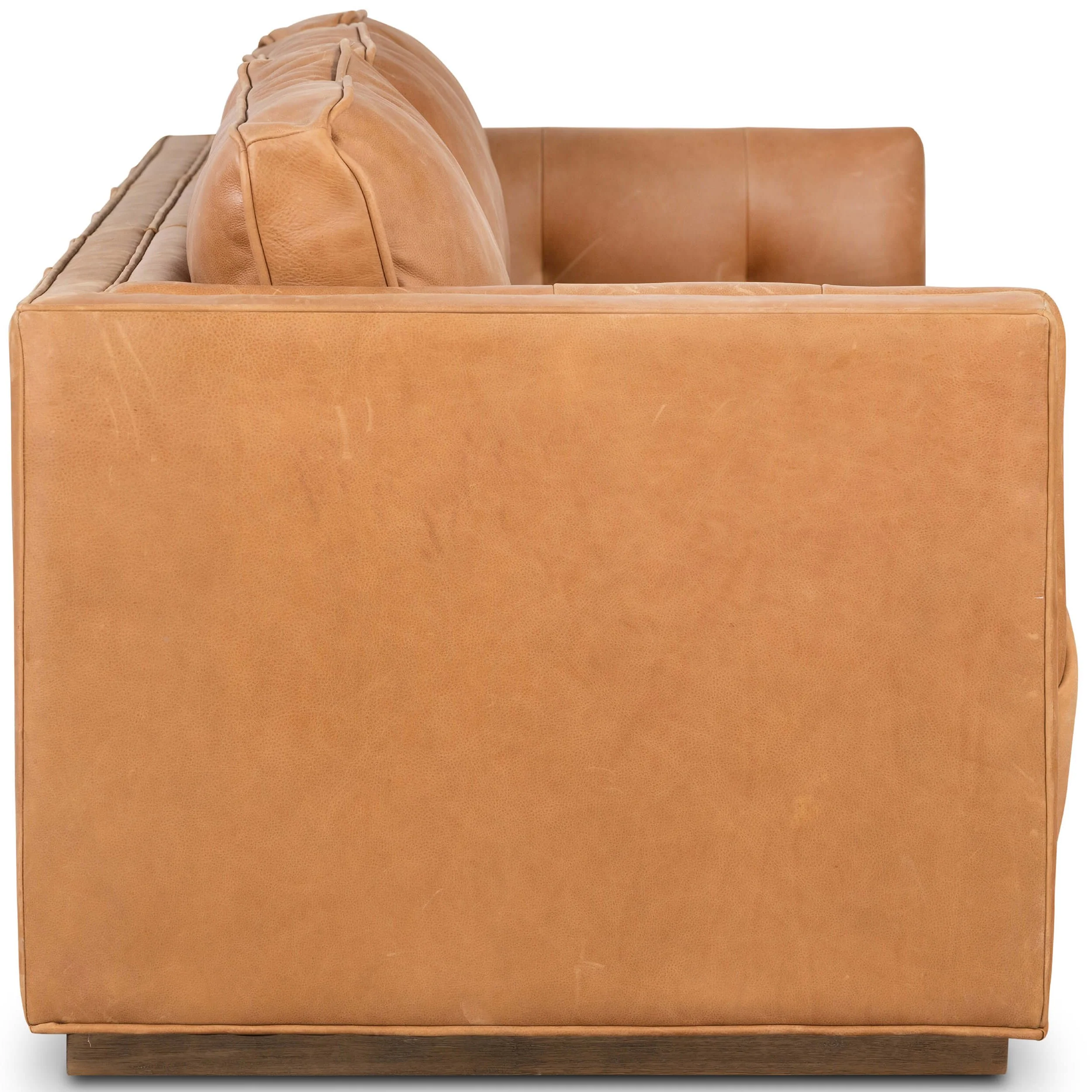 Kiera Leather Sofa, Palermo Cognac by Four Hands - Image 3