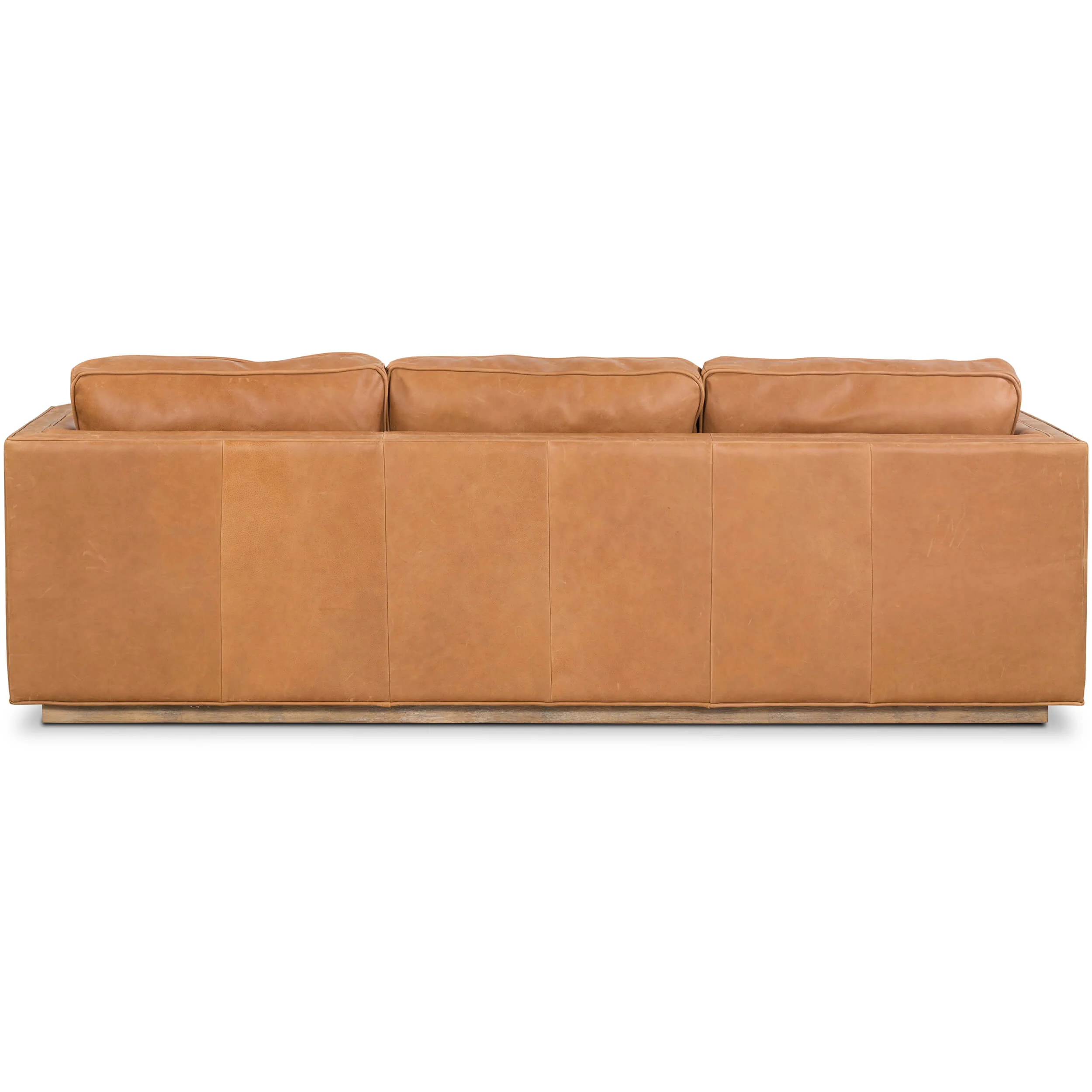 Kiera Leather Sofa, Palermo Cognac by Four Hands - Image 4