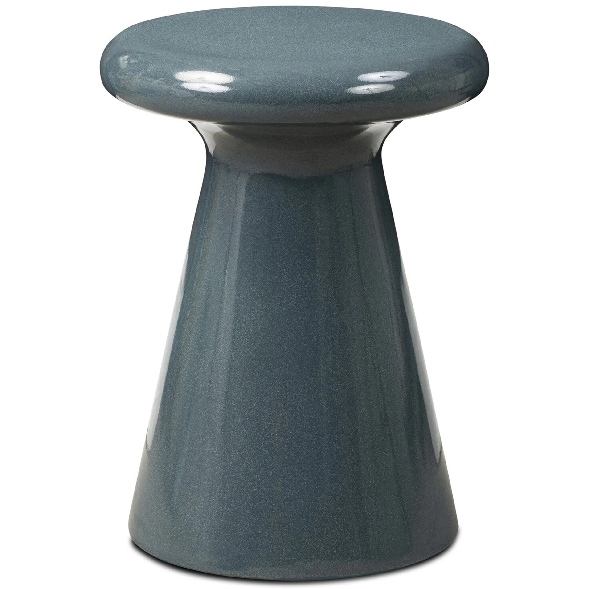 Kika End Table, Smooth Slate by Four Hands