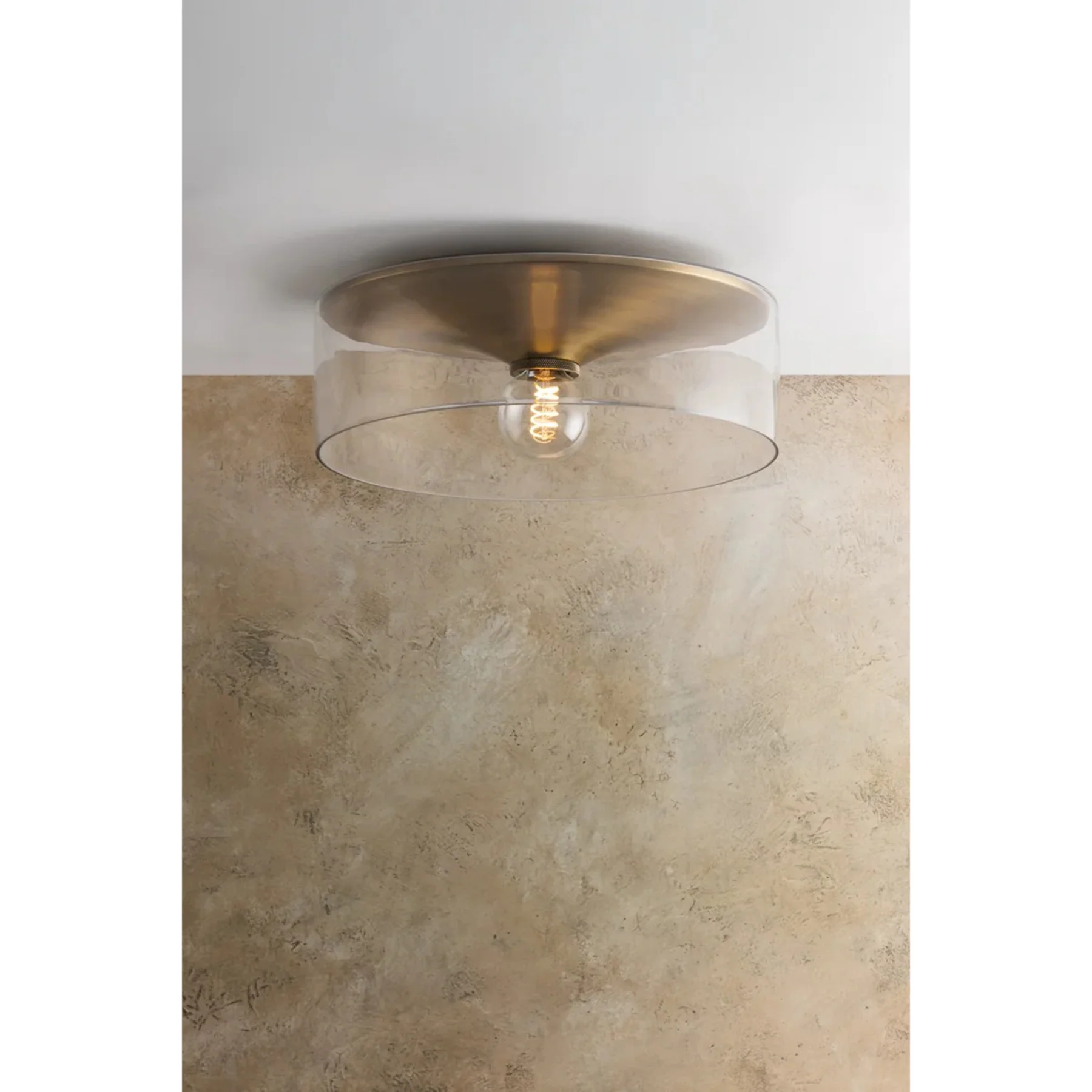 Killian Flush Mount, Patina Brass - Image 2