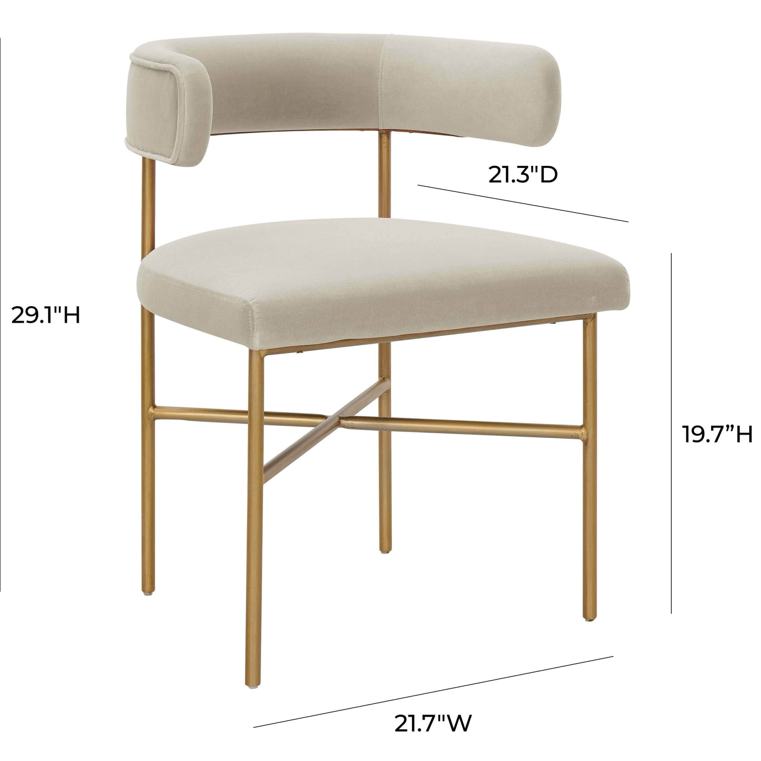 Kim Dining Chair, Cream - Image 7