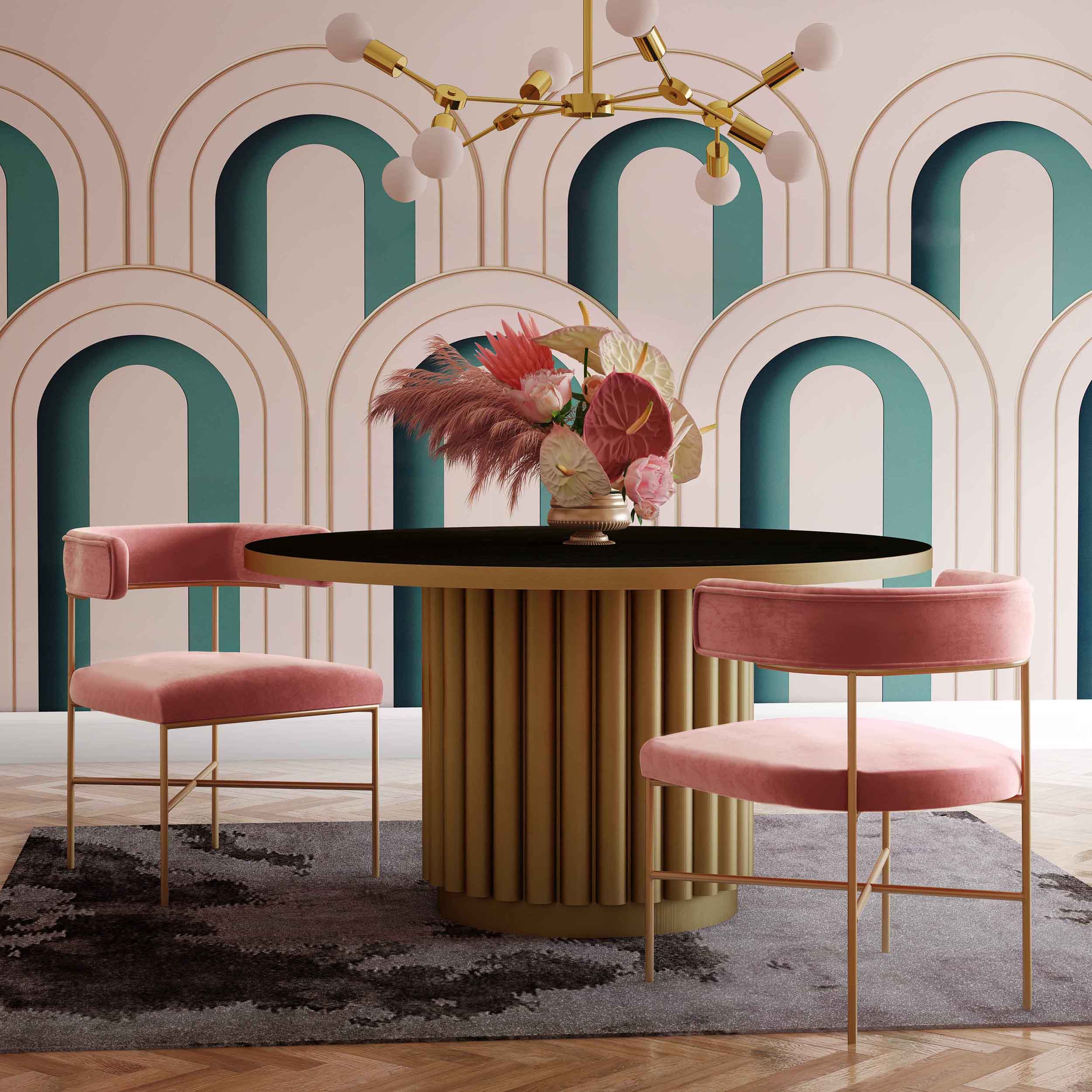 Kim Dining Chair, Pink - Image 6