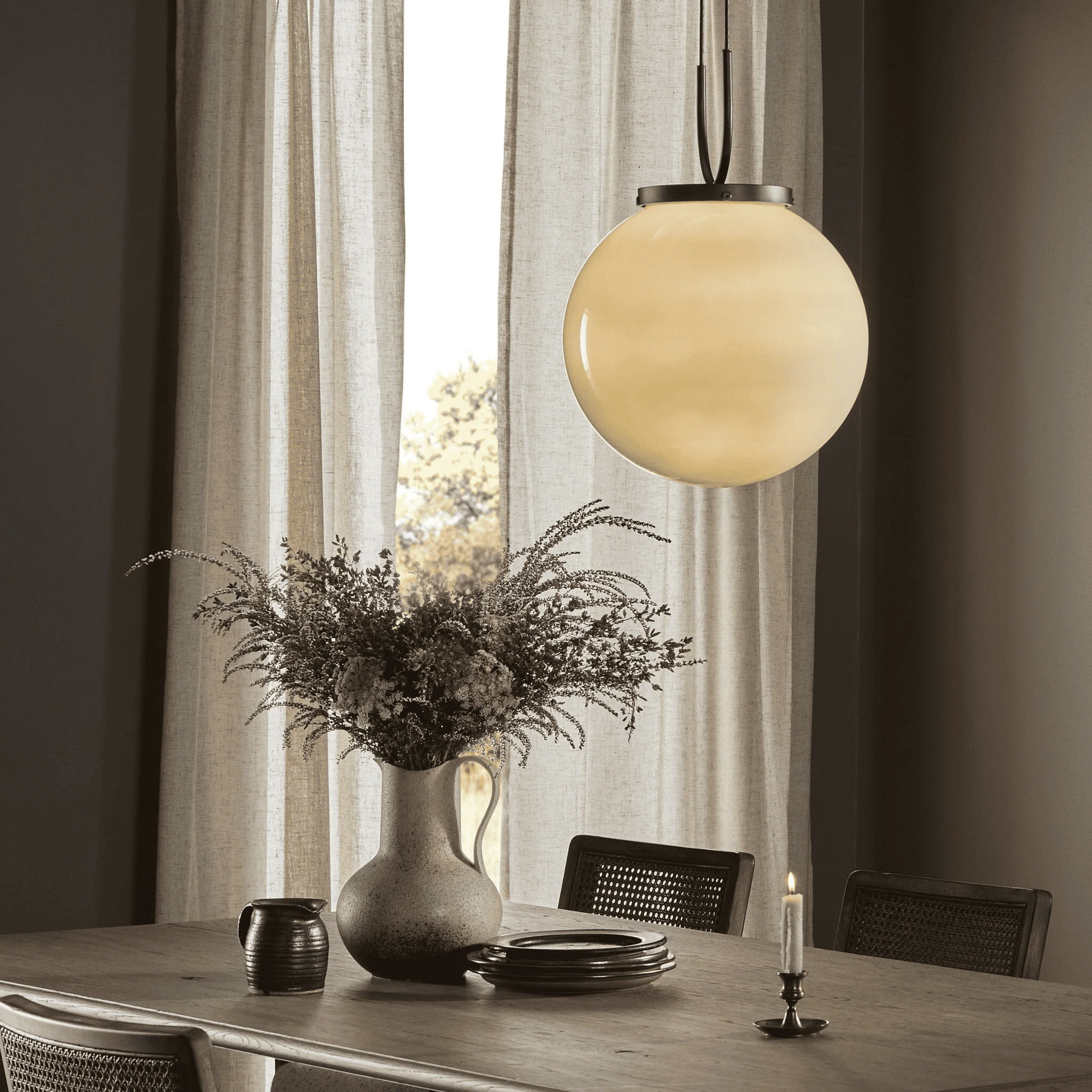 Kincaid Pendant, Matte Black by Four Hands - Image 5