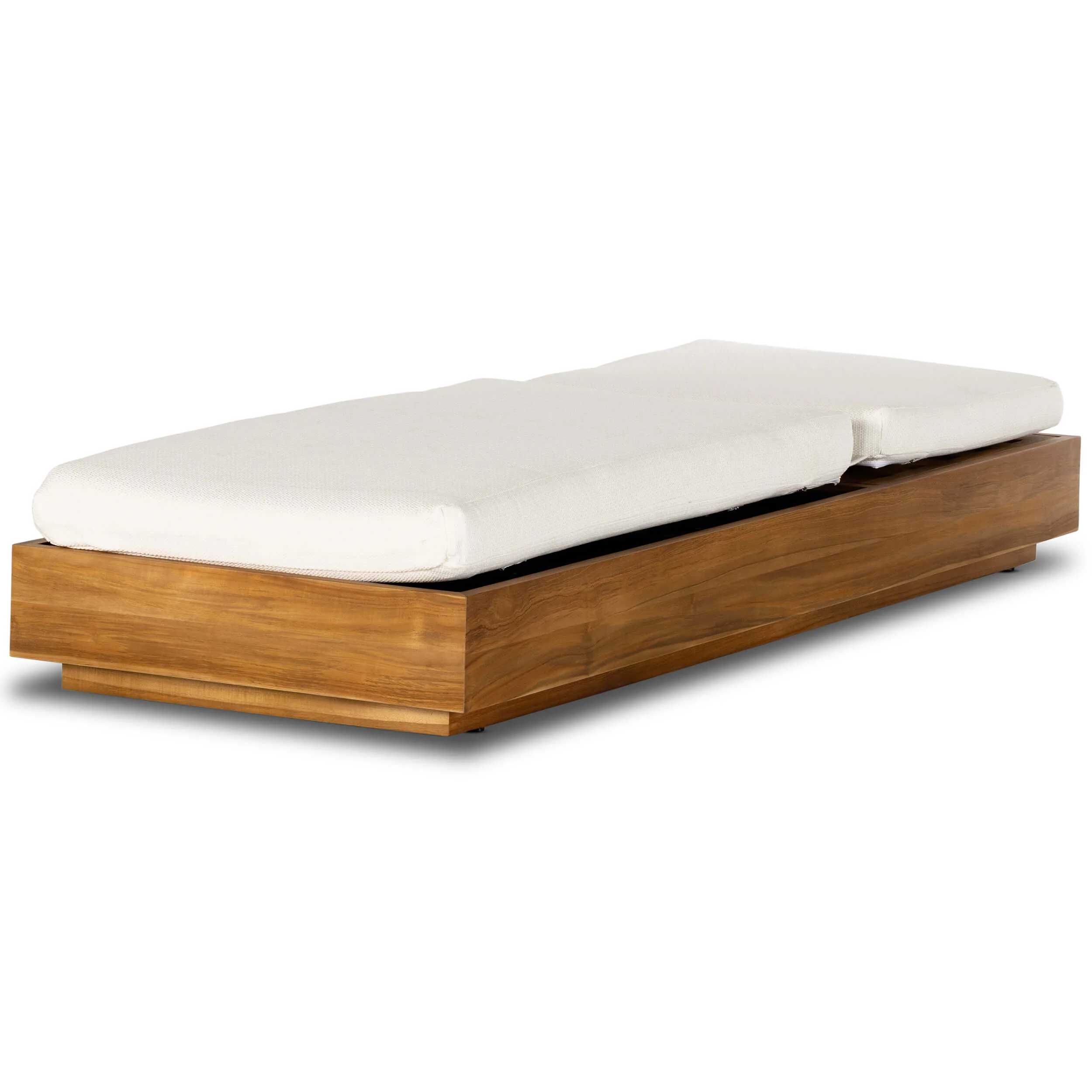 Kinta Outdoor Chaise, Faye Cream by Four Hands - Image 4