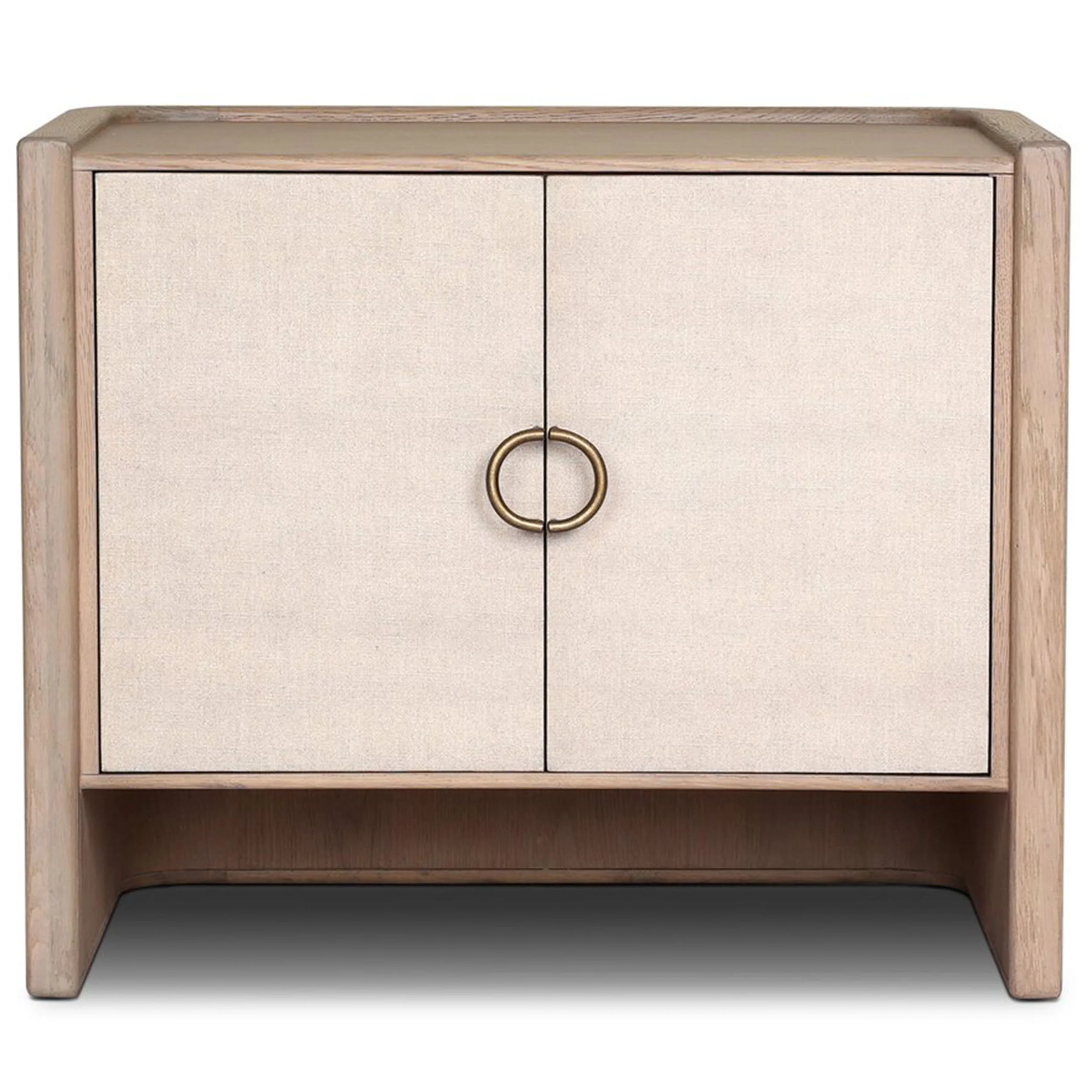 Kiran Nightstand, Beige by Four Hands - Image 2