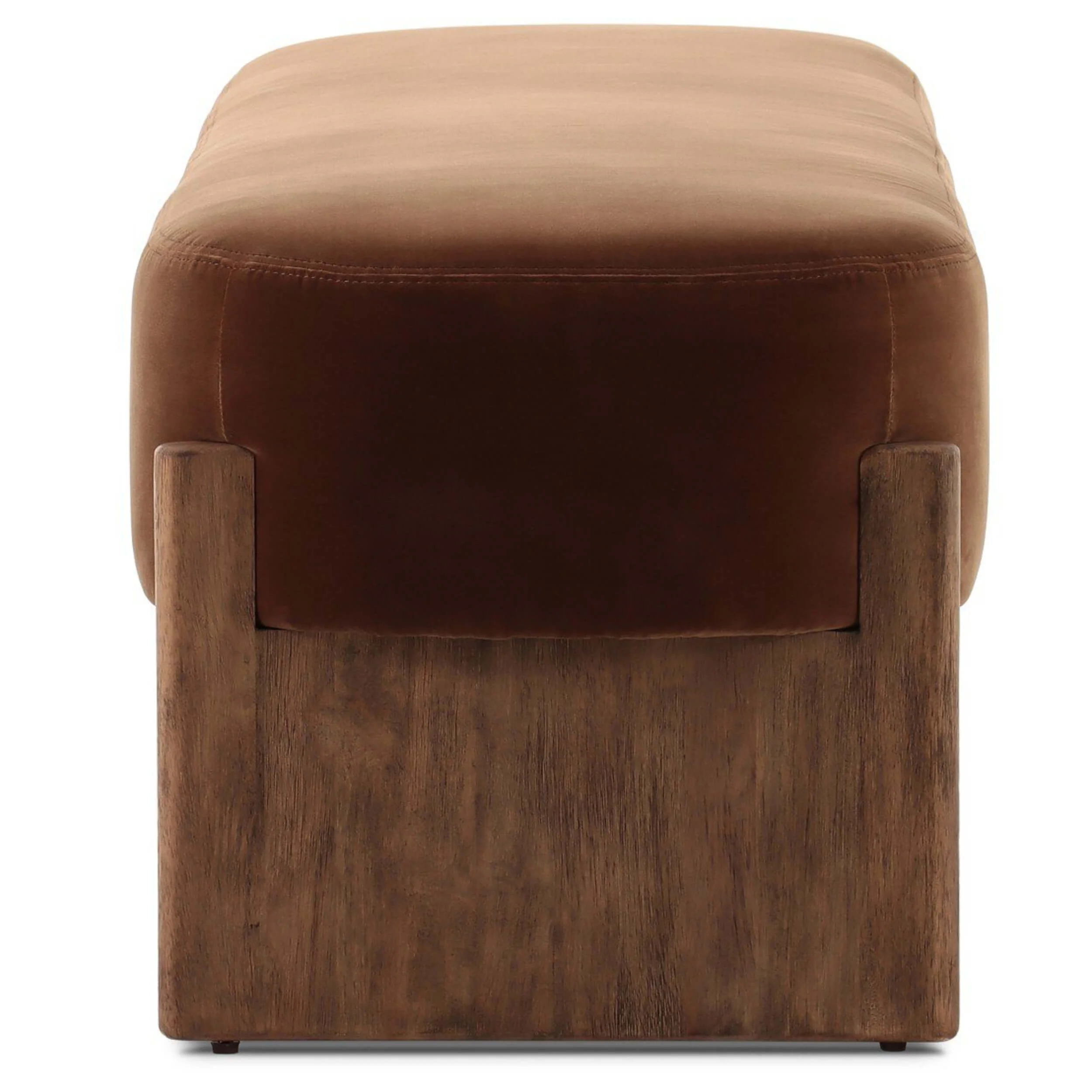 Kirby 75.5" Accent Bench, Surrey Ochre by Four Hands - Image 3