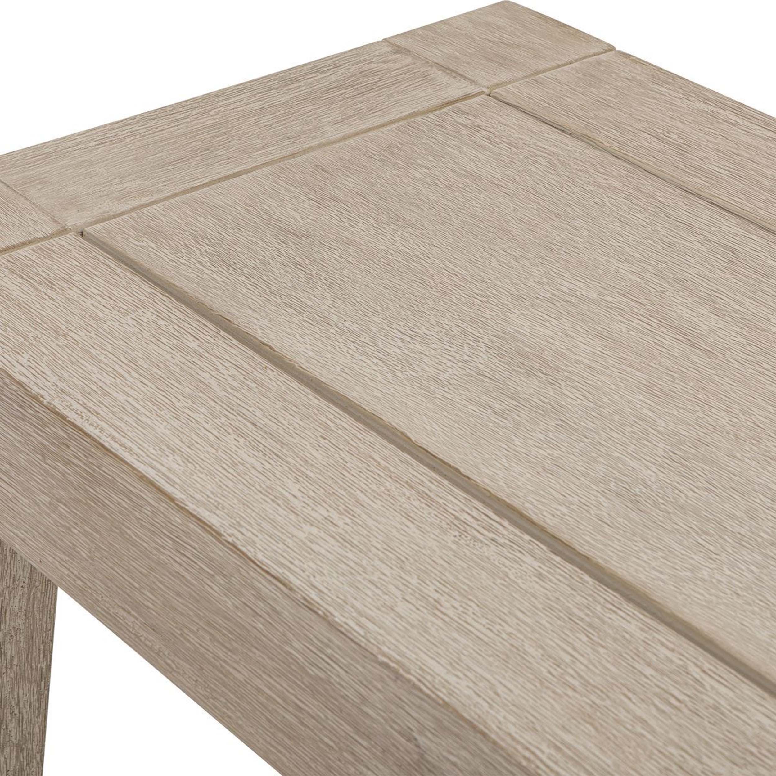 Kirkham Console Table, Cerused Wheat - Image 4