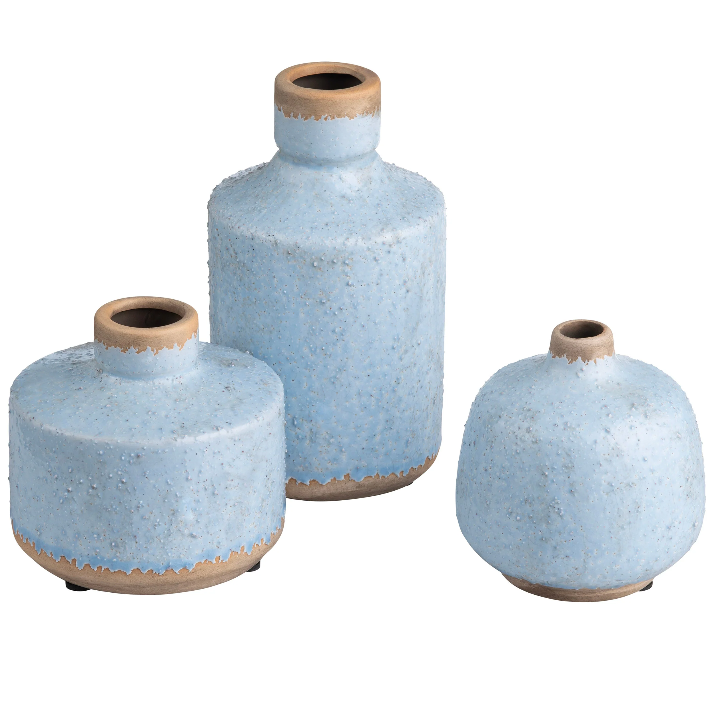 Kitt Vases & Tray, Blue - Image 2