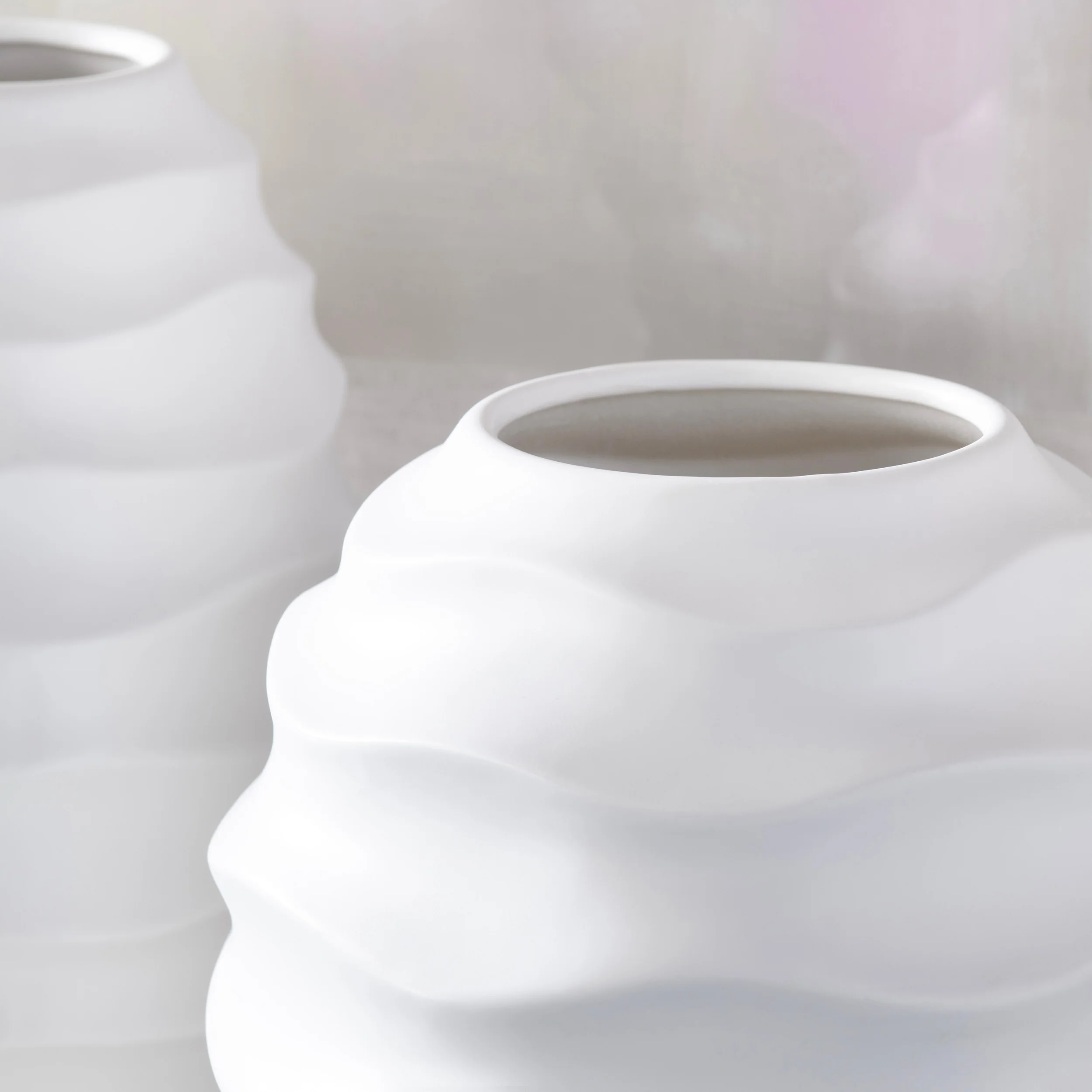 Kittredge Vases, White, Set of 2 - Image 2
