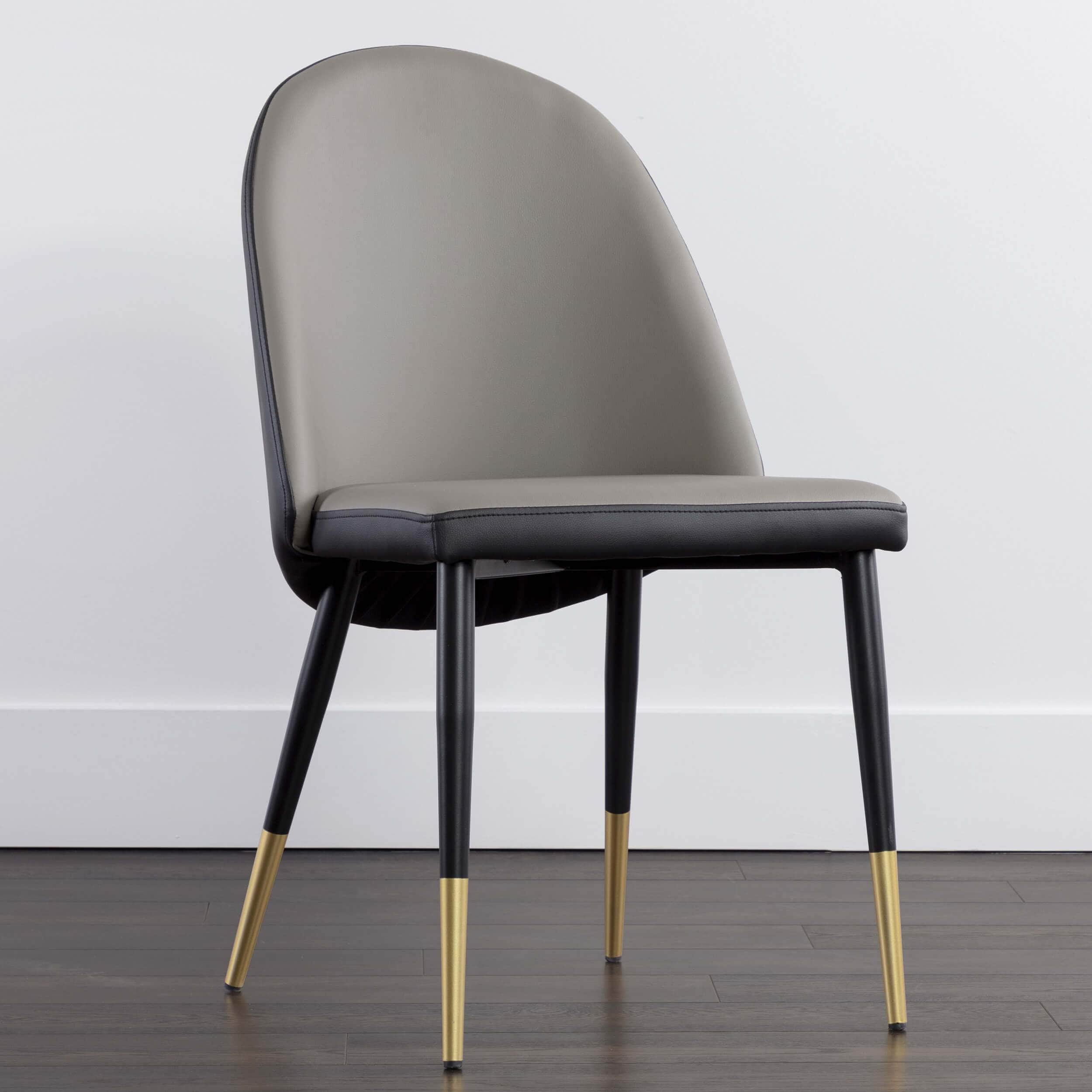Kline Dining Chair, Dillon Stratus/Dillon Black, Set of 2 - Image 3