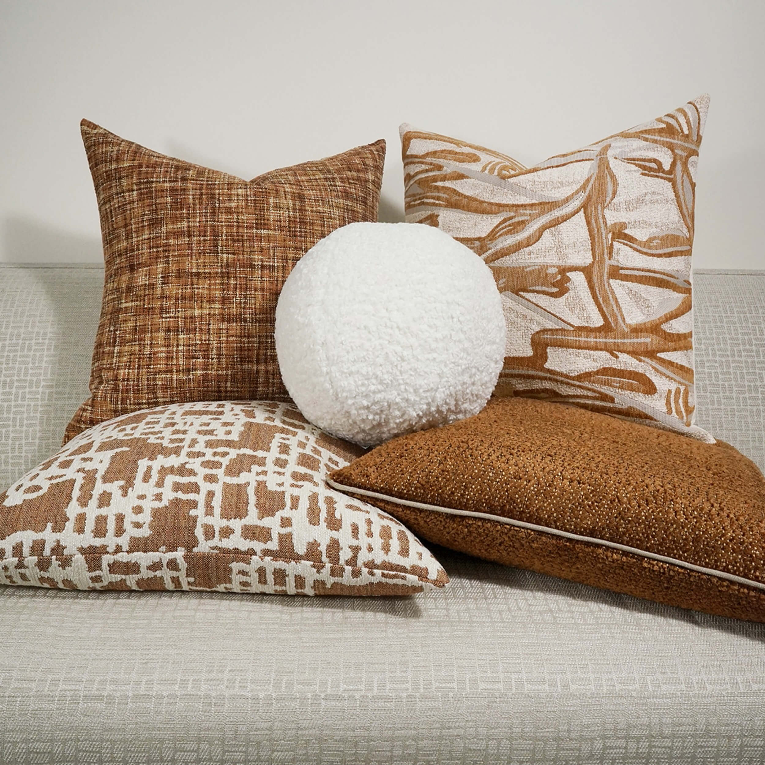 Knubby Pillow, Copper - Image 3
