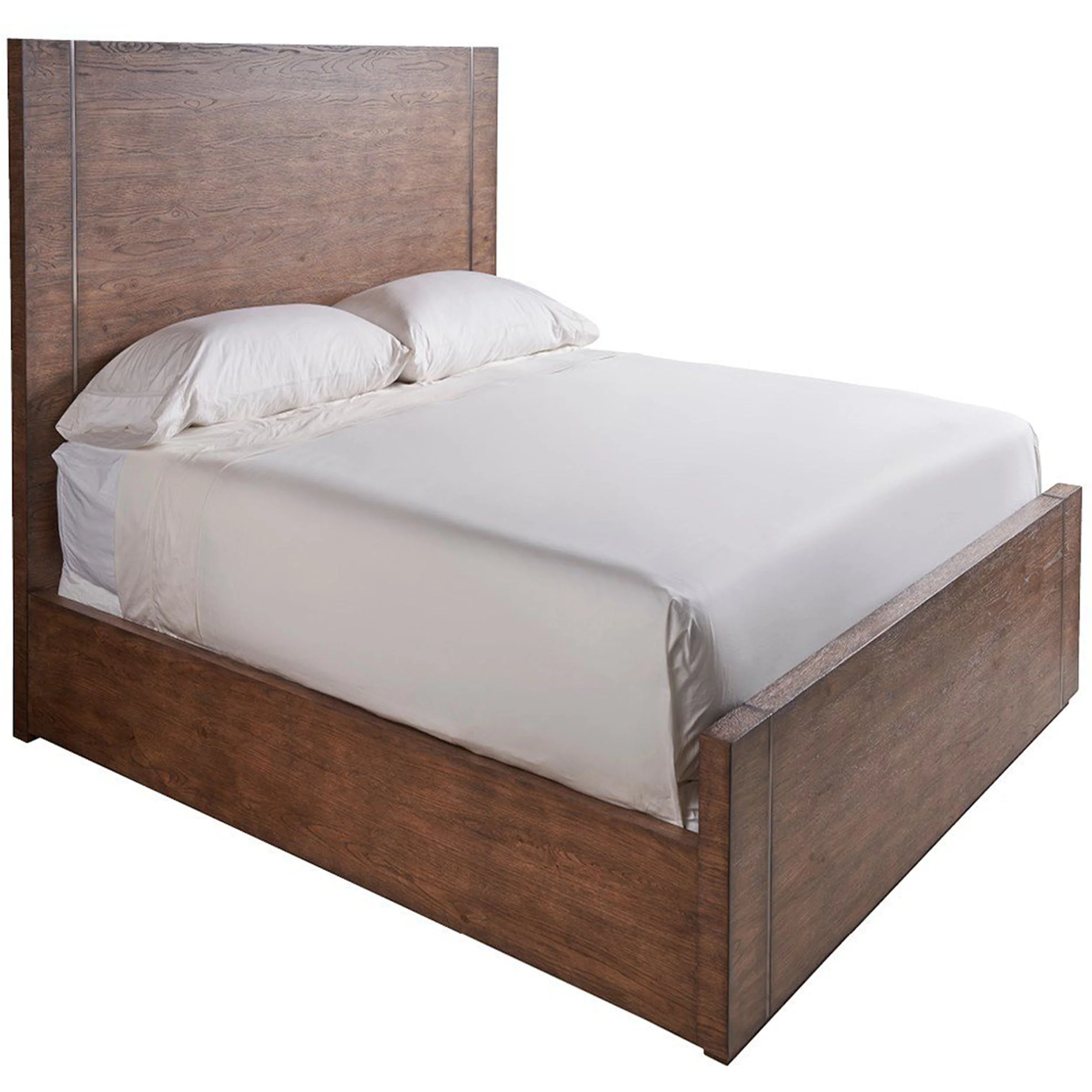 Koda Panel King Bed, Medium Brown