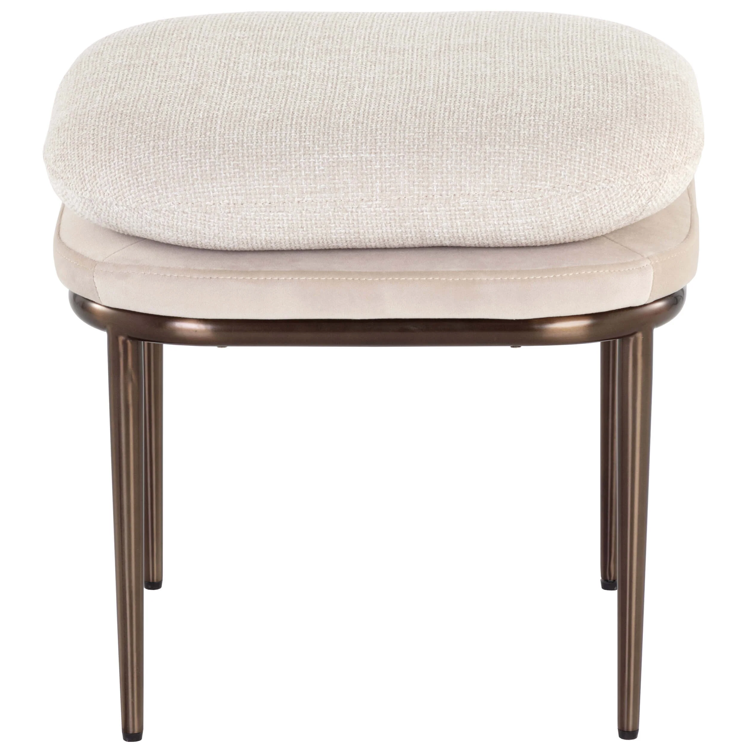 Koffi Stool, Meg Taupe/Chacha Cream - Image 2