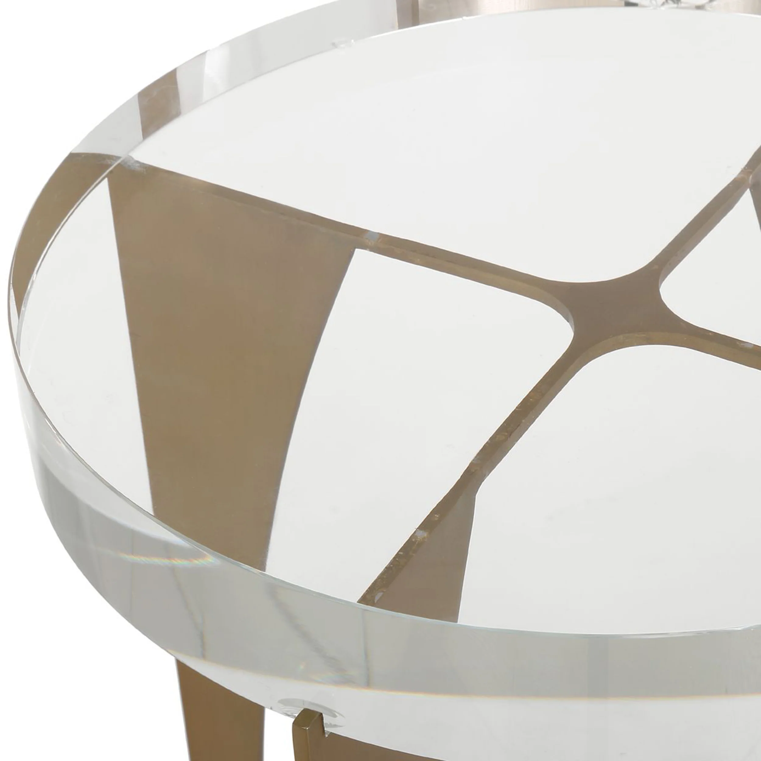 Kolkata Accent Table, Clear - Image 4