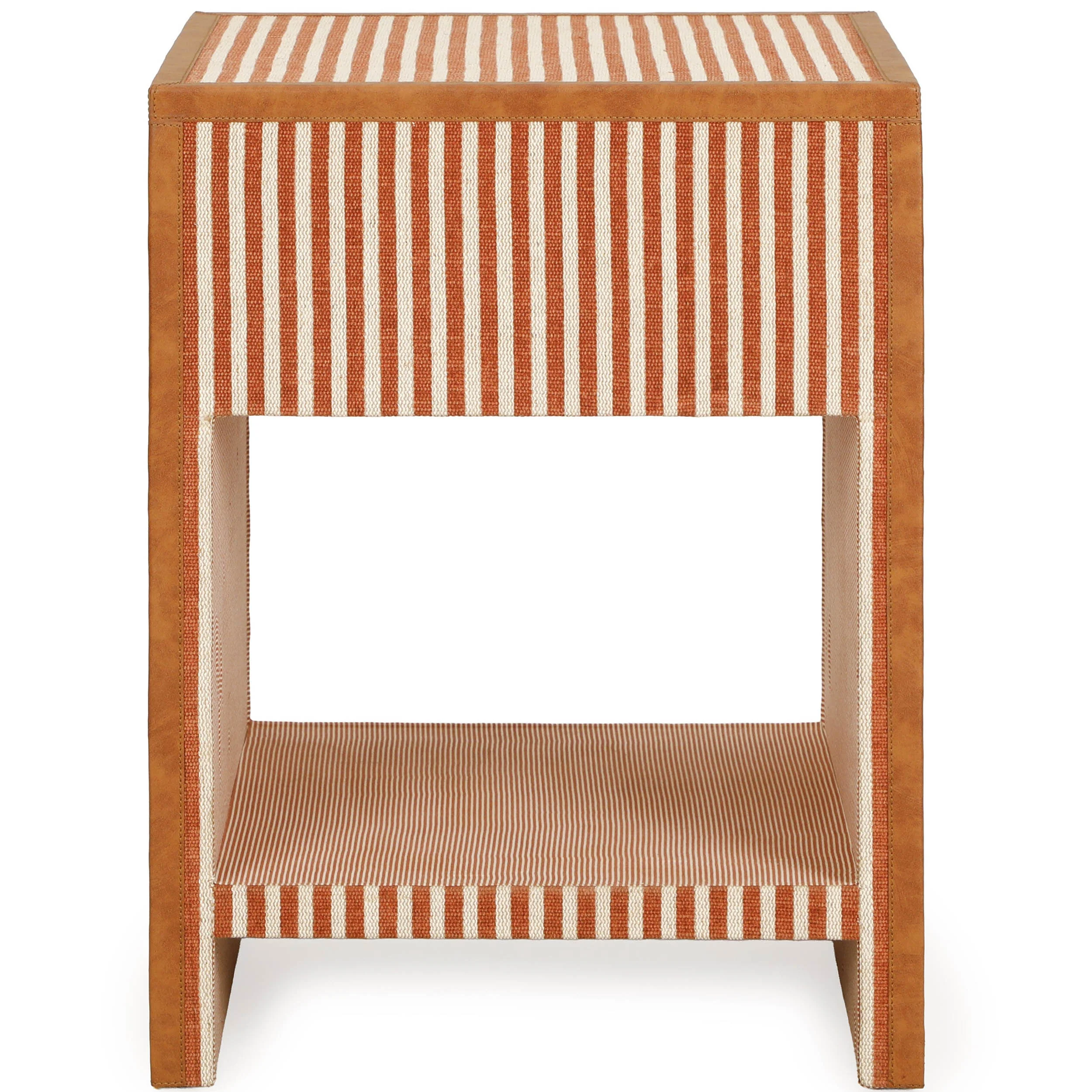 Kora 1-Drawer Nightstand, Terracotta - Image 3
