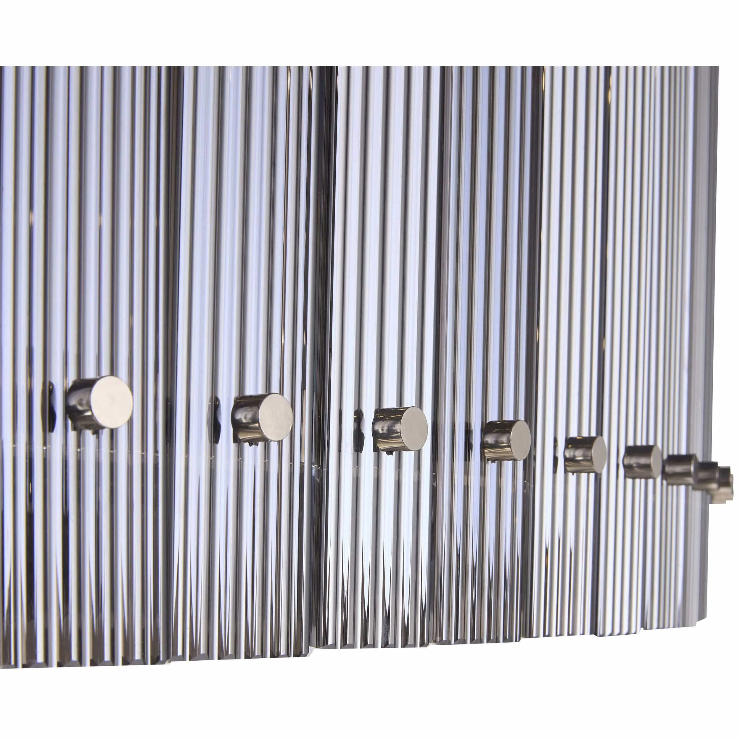 Kore Large Chandelier, Nickel/Smoke Grey - Image 5
