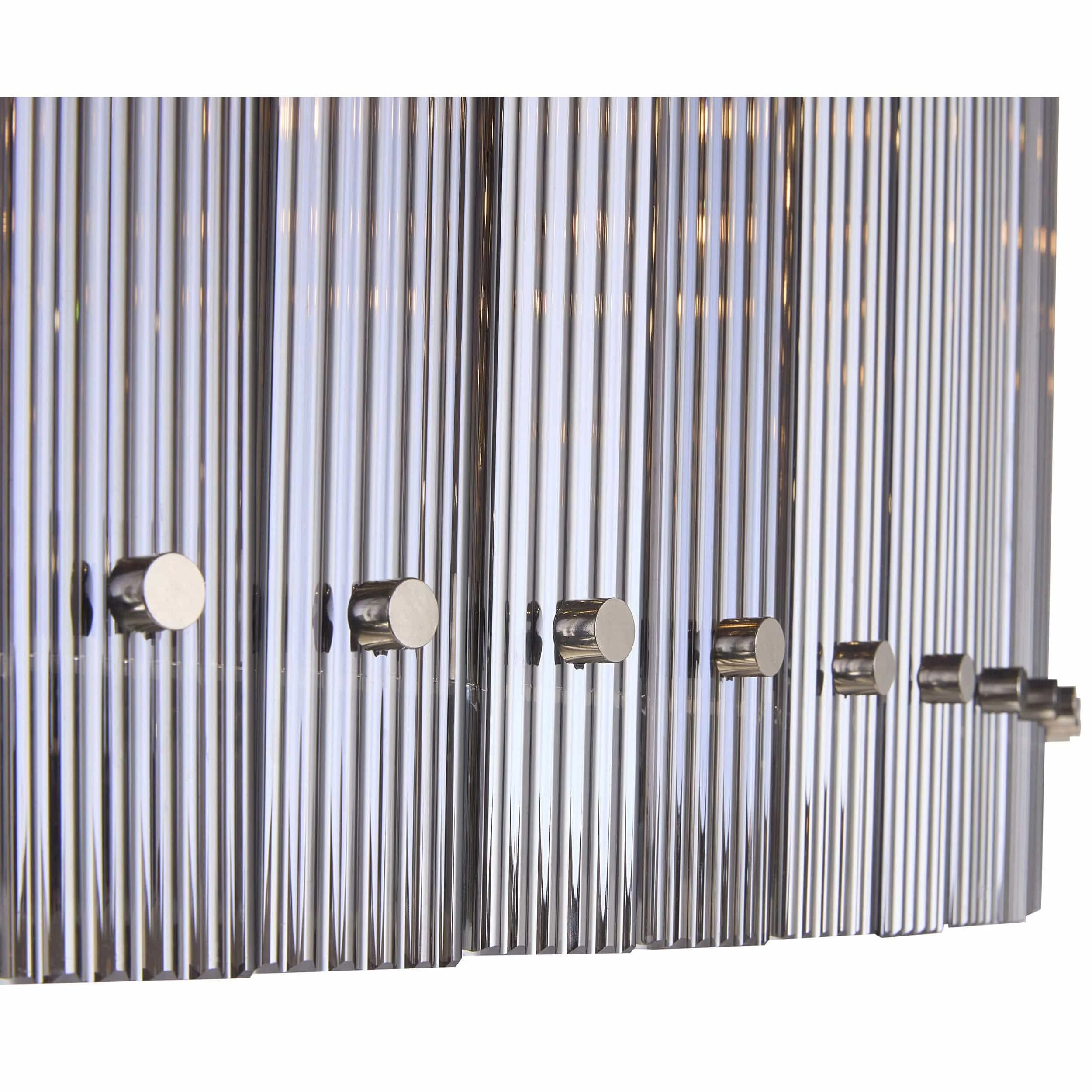 Kore Large Chandelier, Nickel/Smoke Grey - Image 6