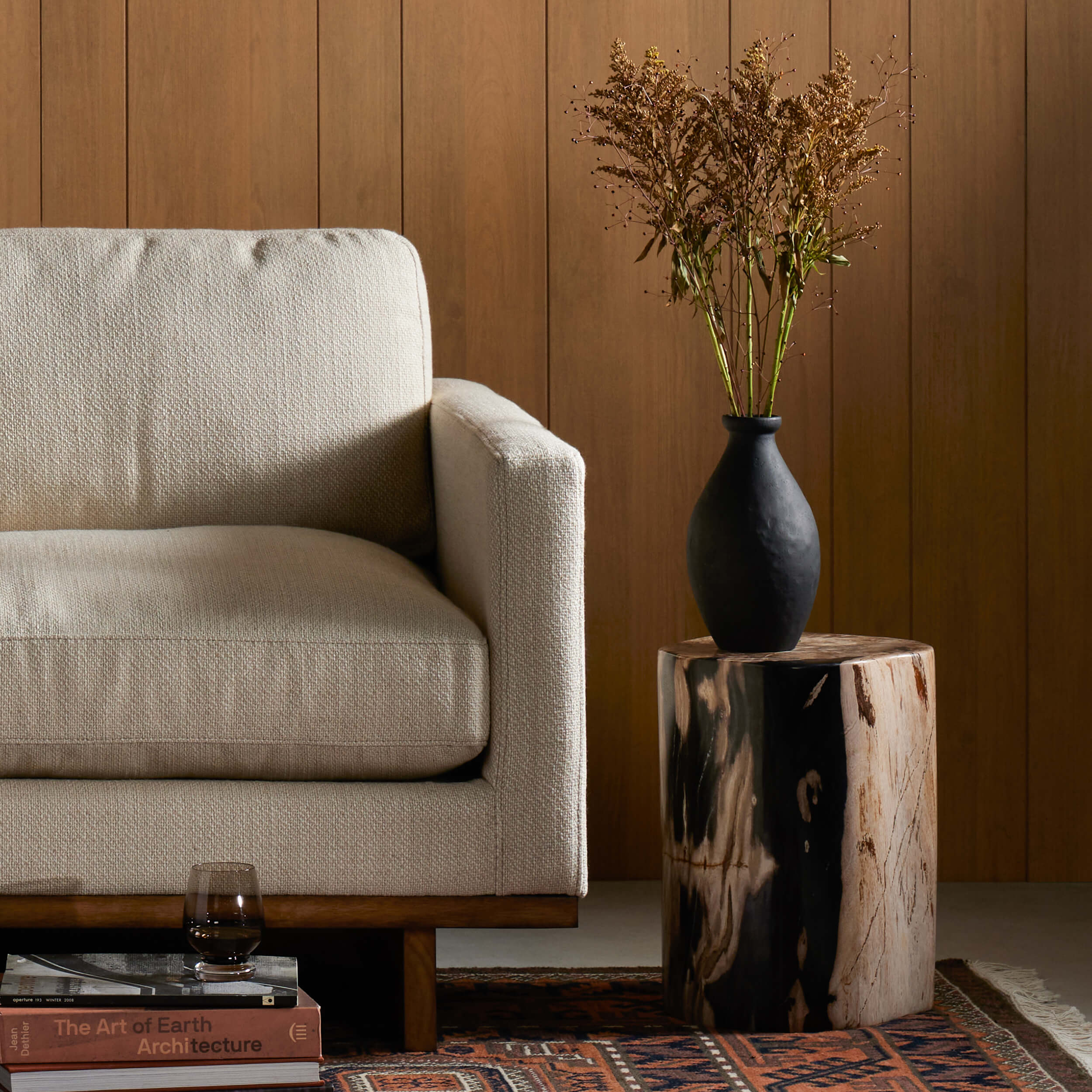 Kos End Table, Light Petrified by Four Hands - Image 5