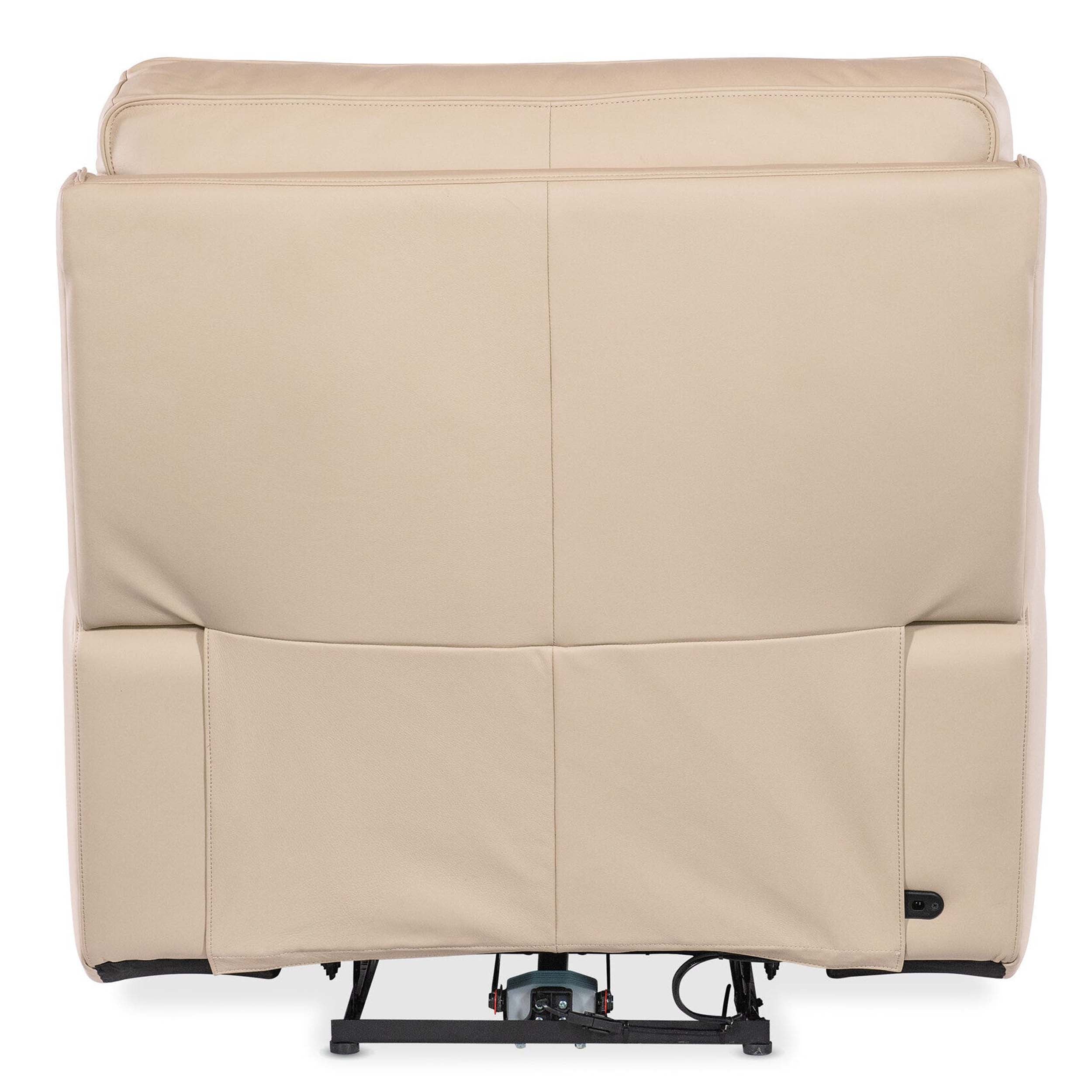 Kramer Leather Zero Gravity Power Recliner, Oslo Ivory - Image 4