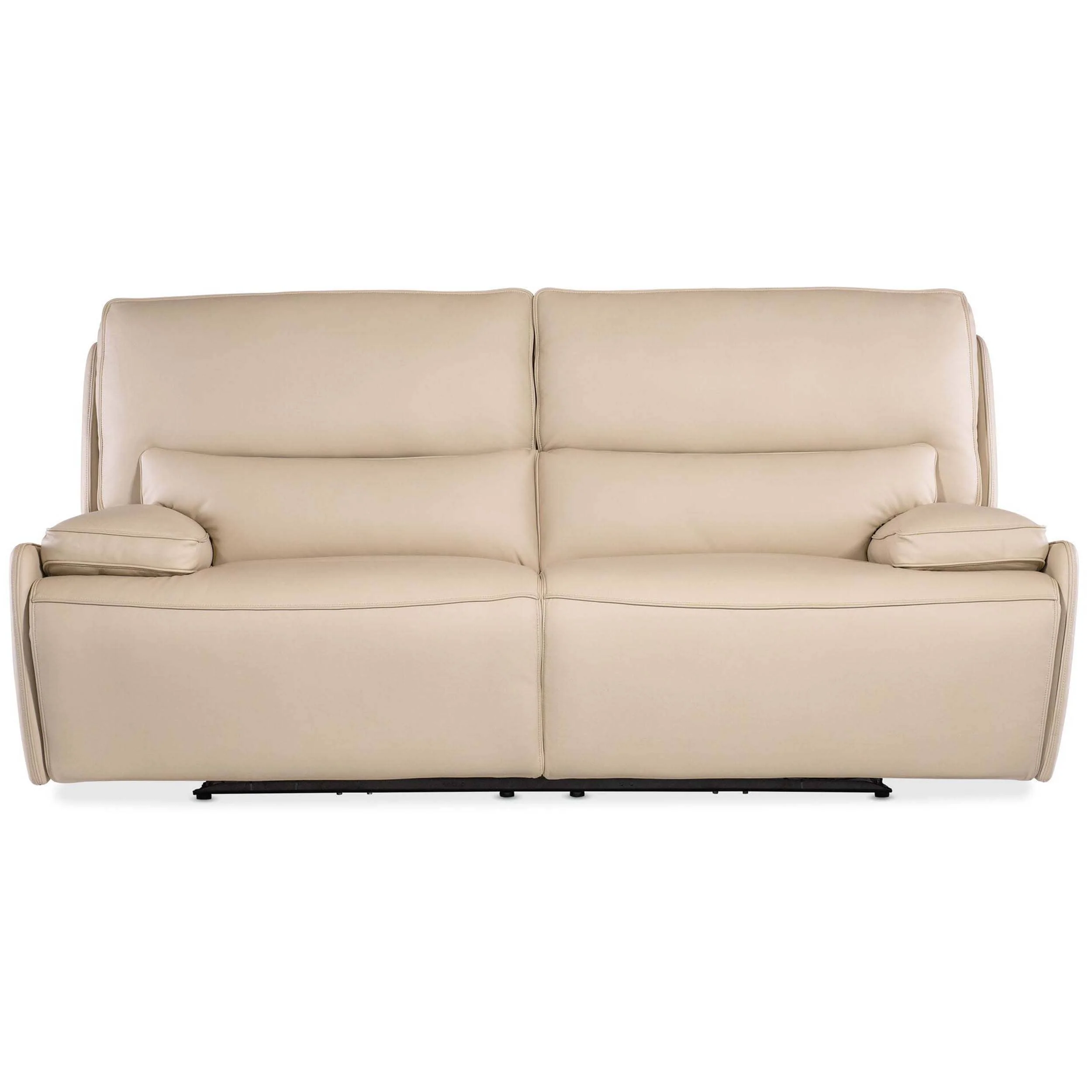 Kramer Leather Zero Gravity Power Sofa, Oslo Ivory - Image 2