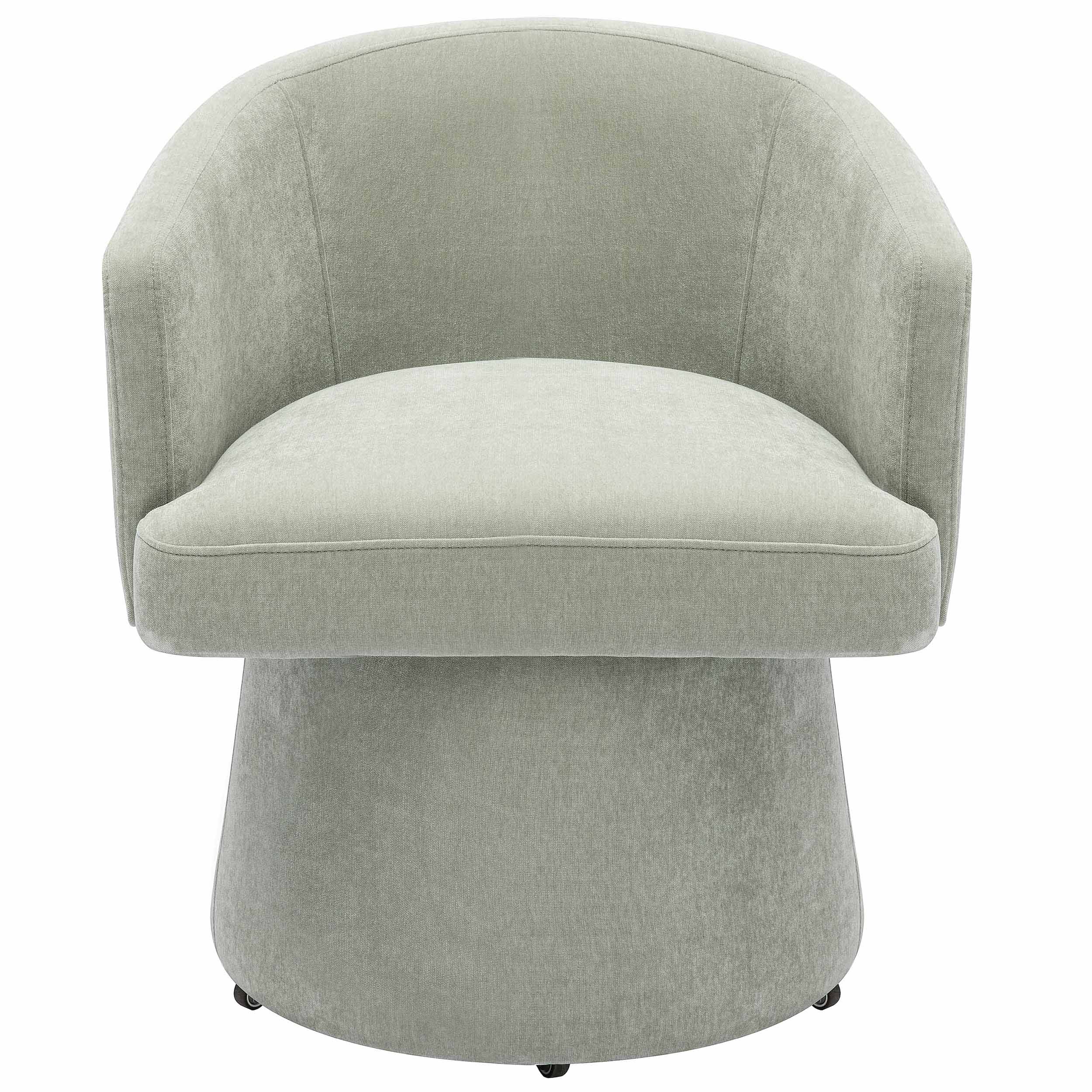 Kristen Rolling Desk Chair, Light Green - Image 2
