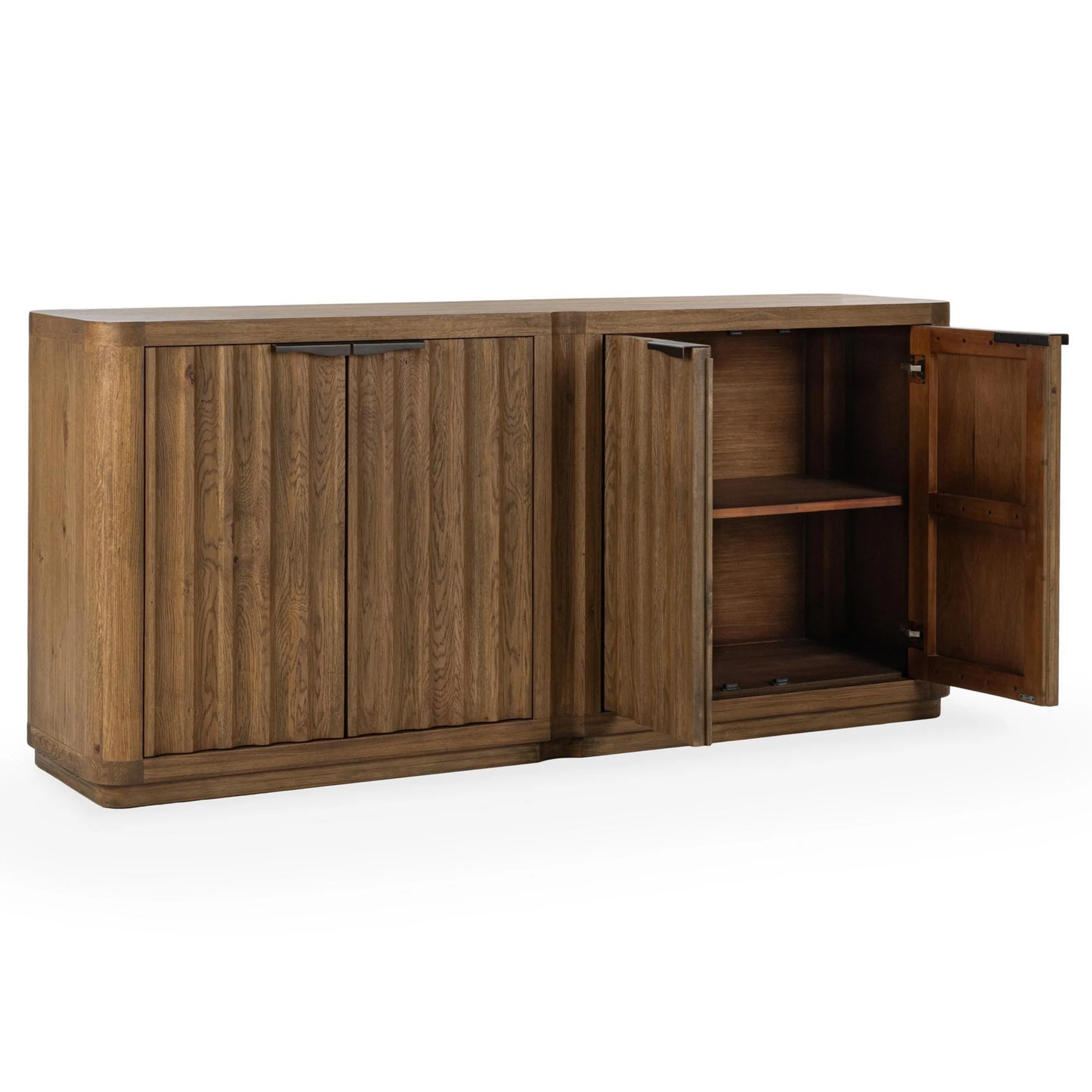 Labelle 4 Door Buffet, Tan Oak - Image 5