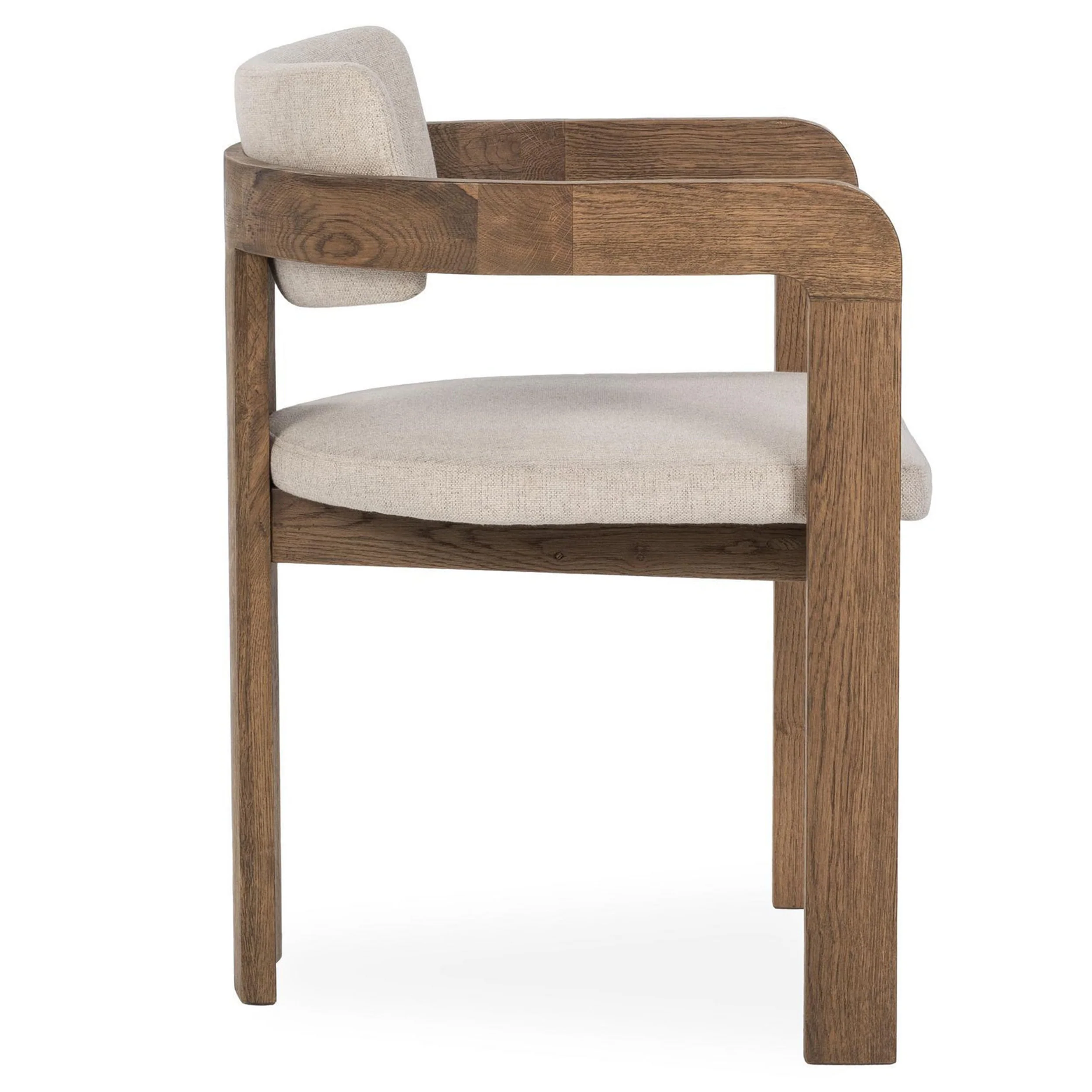 Labelle Dining Armchair, Tan Oak, Set of 2 - Image 3