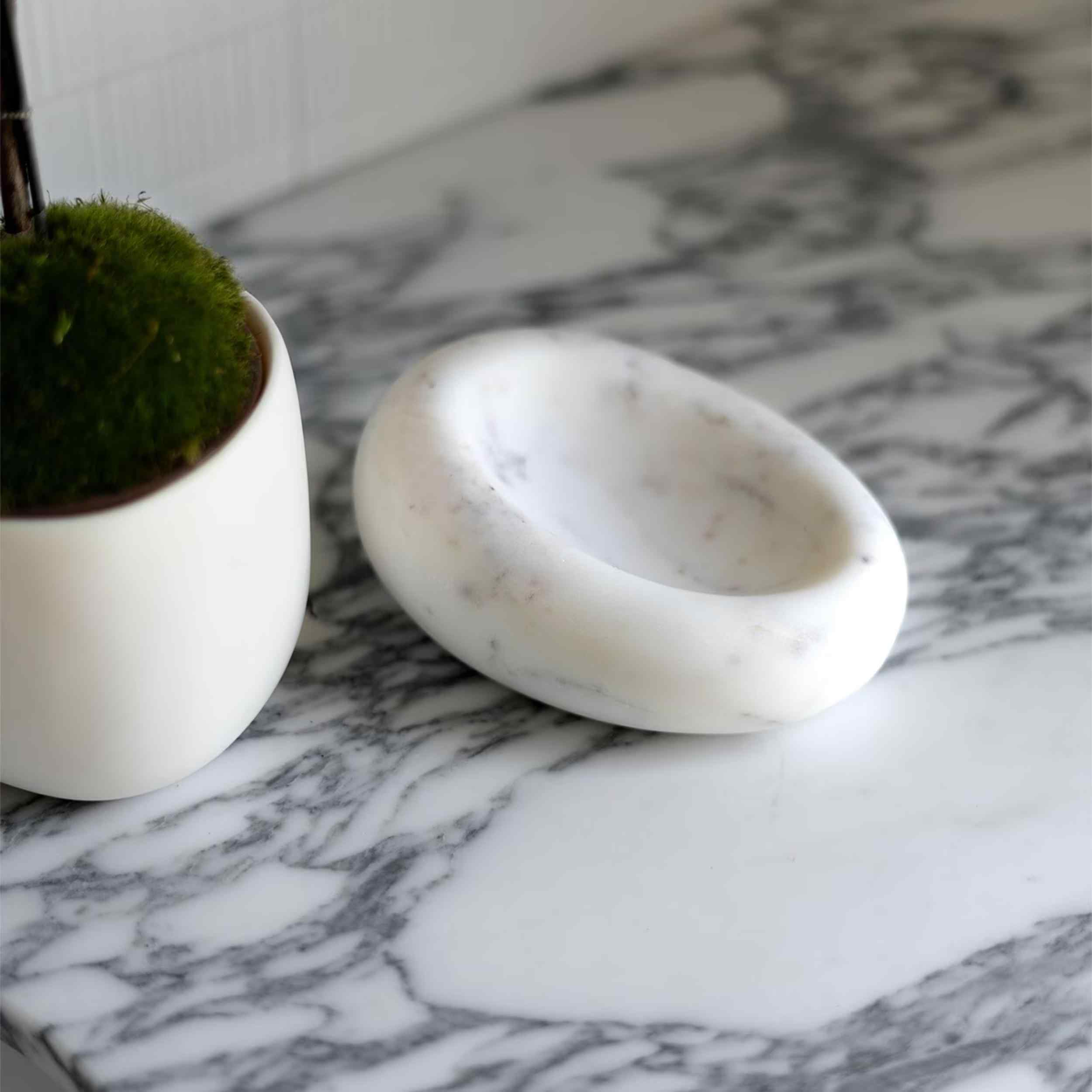 Lagoon Marble Bowl, White - Image 4