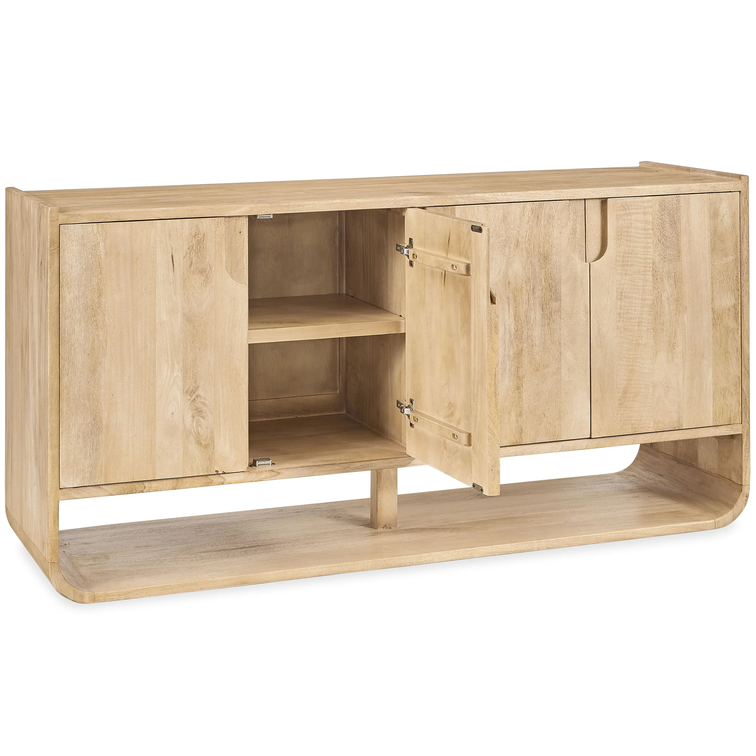 Laguna 4 Door Buffet, Butternut - Image 2