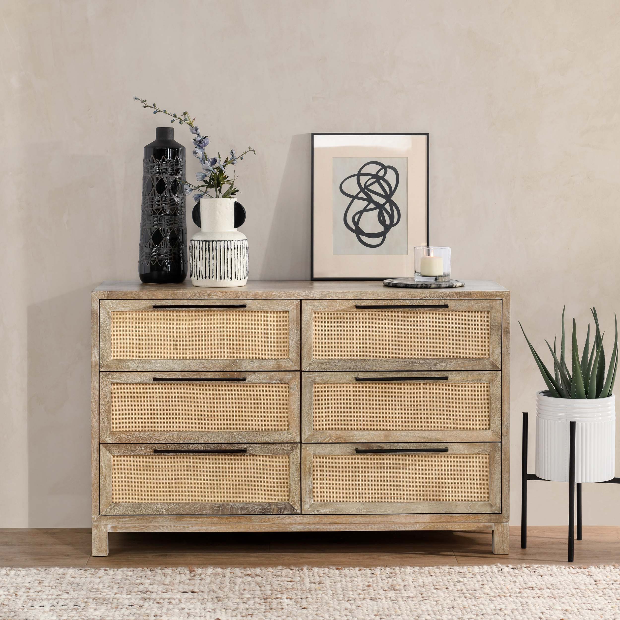 Jensen 6 Drawer Dresser, Meadow Taupe - Image 7