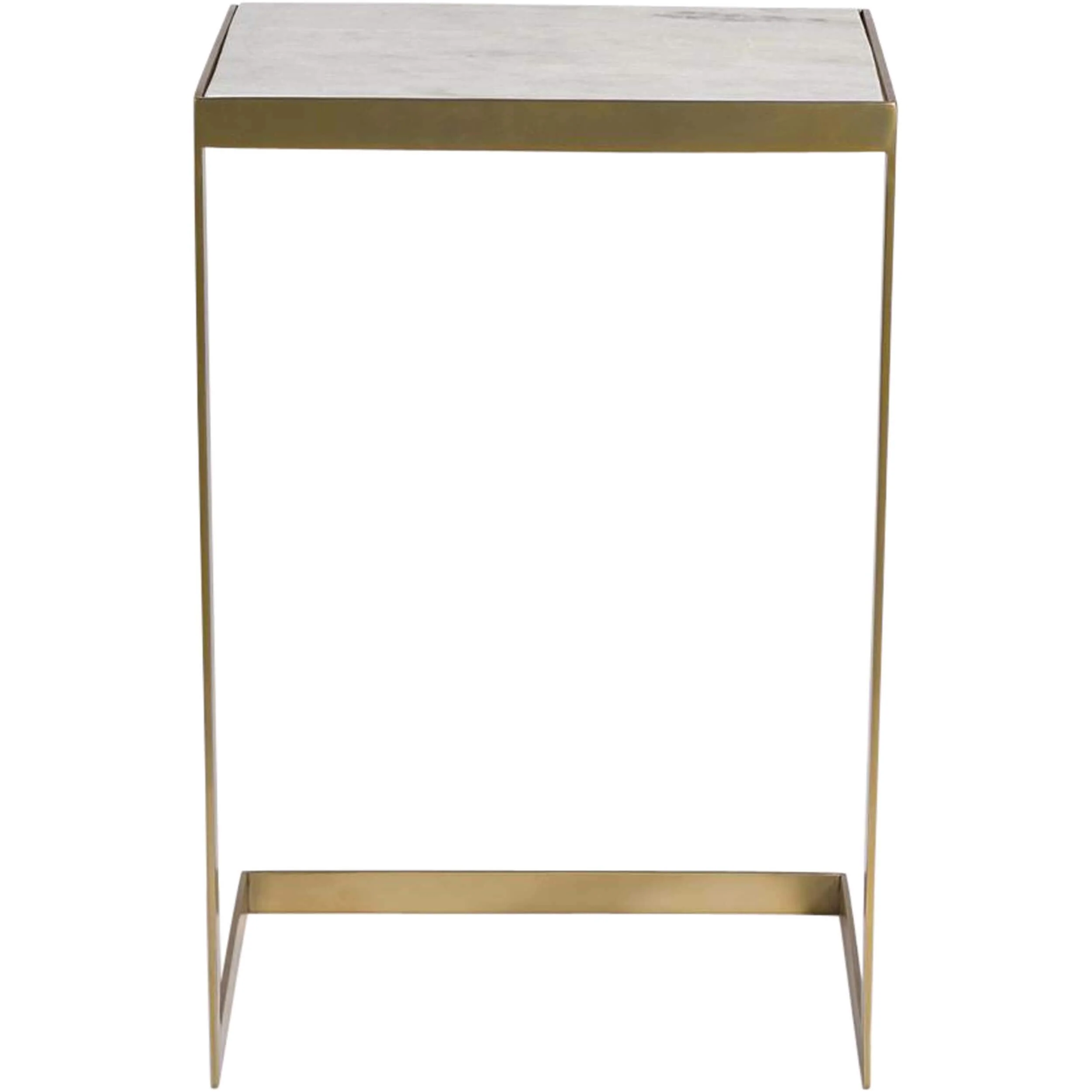 Laguna End Table, Brass - Image 3