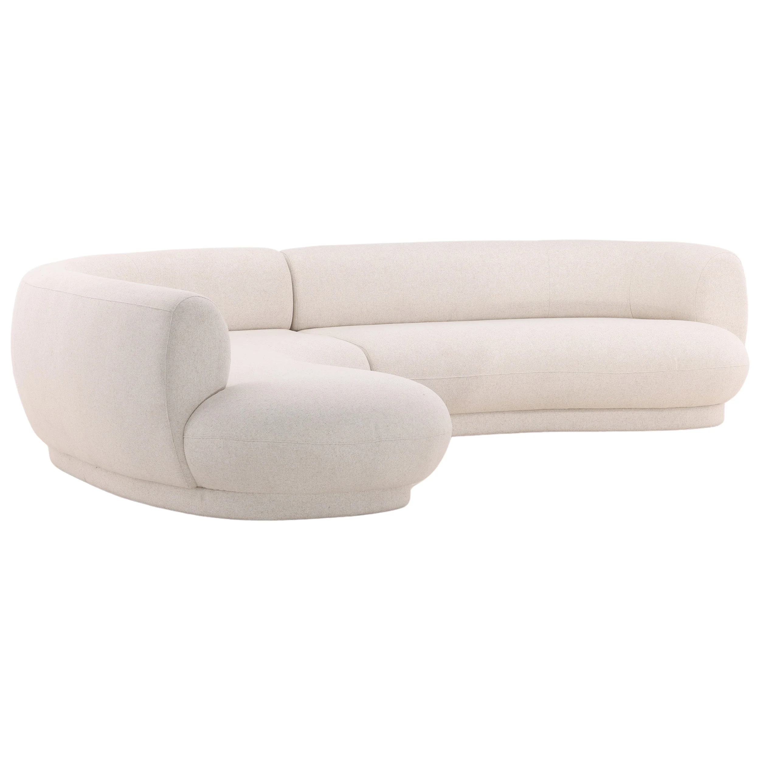 Lake Chaise Sectional, Cream